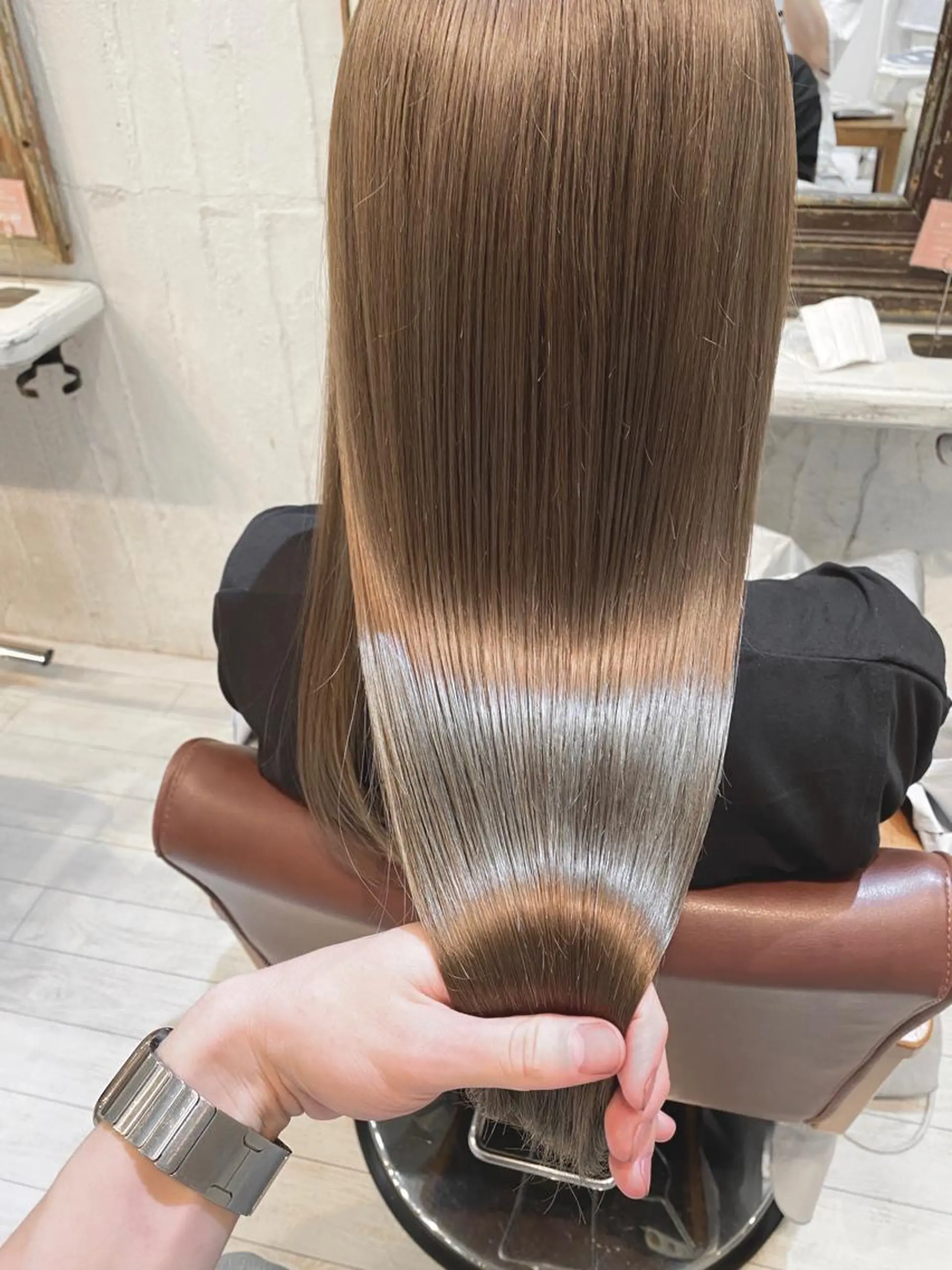 ミディアム カラー ブリーチ koheiのヘアスタイル