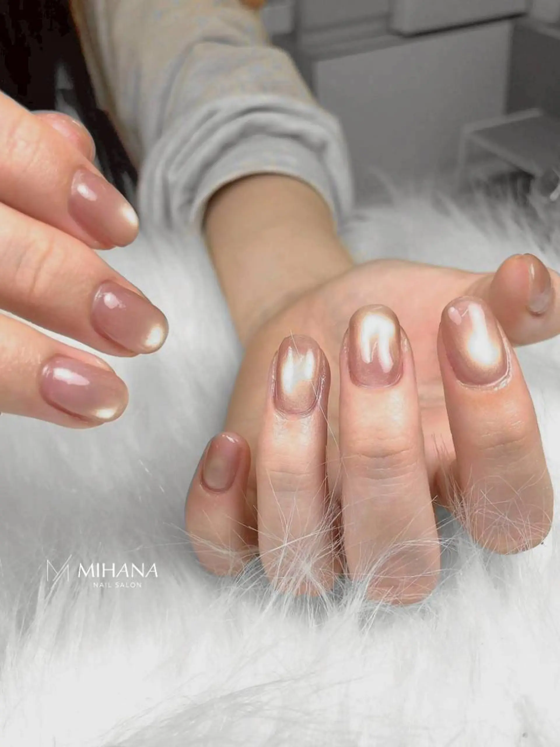 ネイル ジェルネイル 韓国ネイル パラジェル ワンホンネイル MIHANA 西川口 ／Jrネイリストのネイルデザイン
