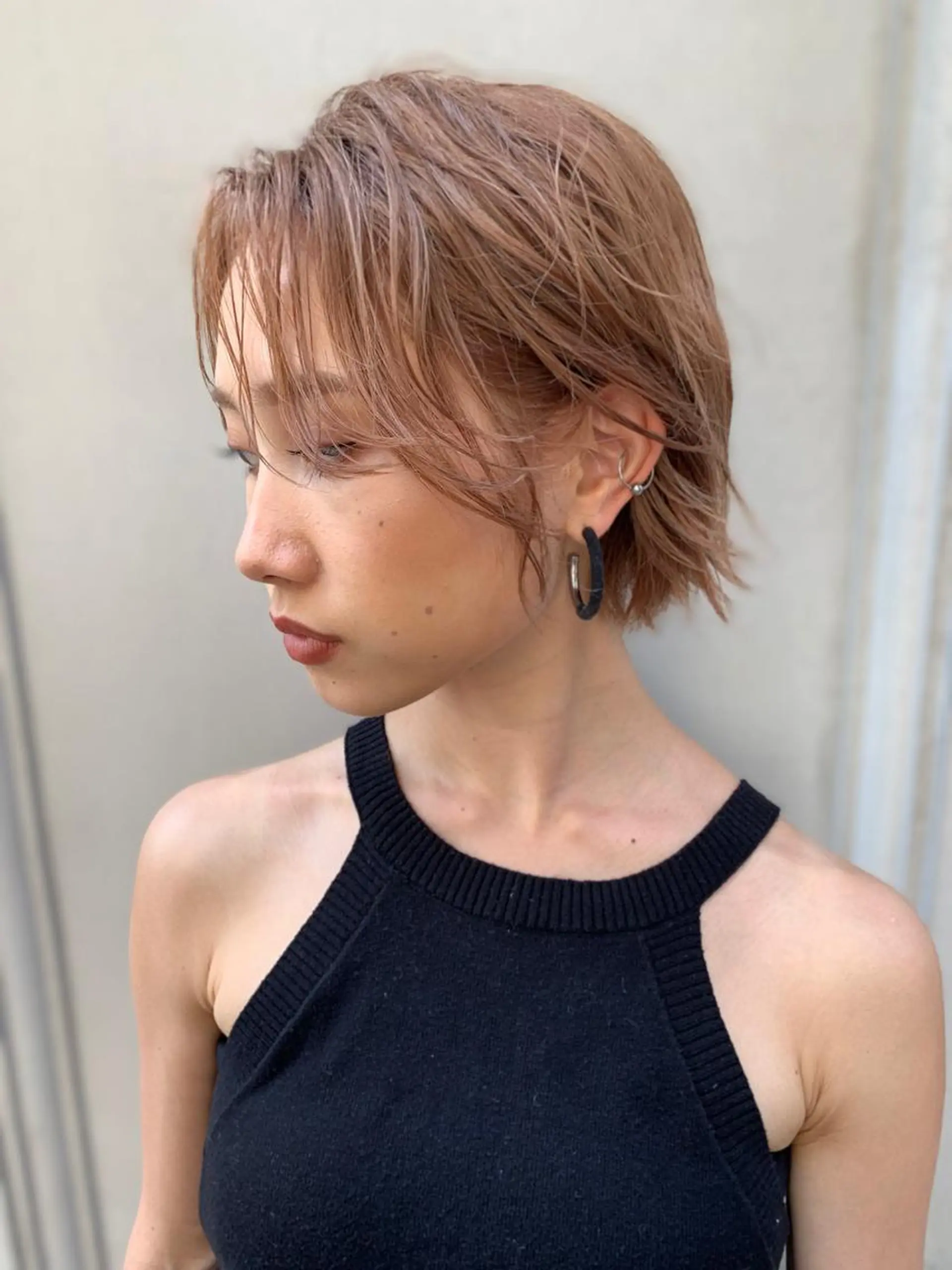 ショート カラー カット ヘアカラー トリートメント 縮毛/ショート/ ボブ/レイヤー/小原のヘアスタイル