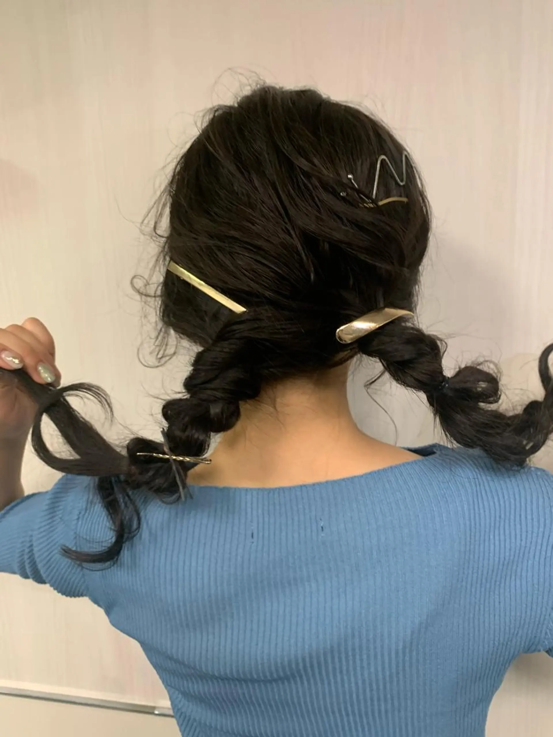 セミロング ヘアアレンジ ウスイマイコ カット/ケアカラーのヘアスタイル