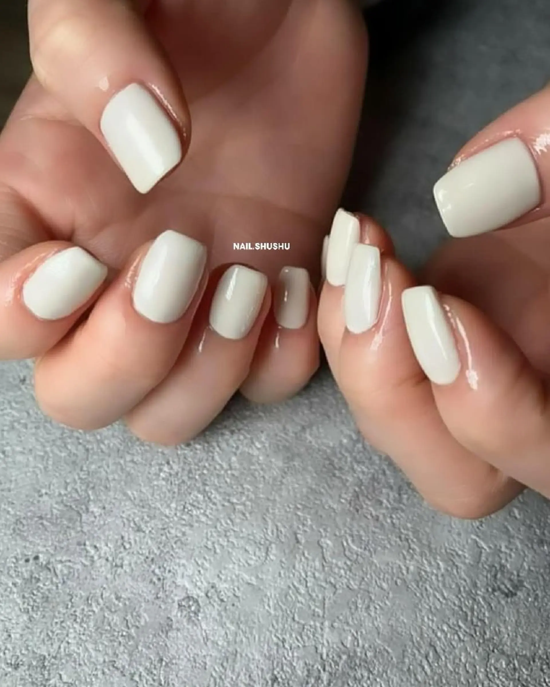 ネイル 持ち込み ニュアンスネイル ワンカラーネイル シンプルネイル バレンタイン 3dパーツ/流行り 👧shushu❤️のネイルデザイン