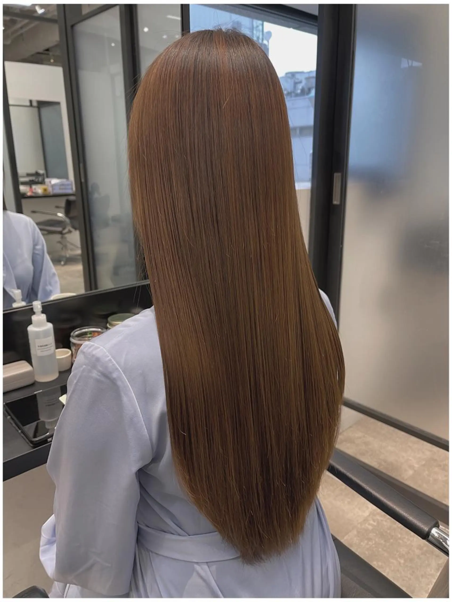 ロング 髪質改善 縮毛矯正 answer銀座 店長💐HIDEのヘアスタイル