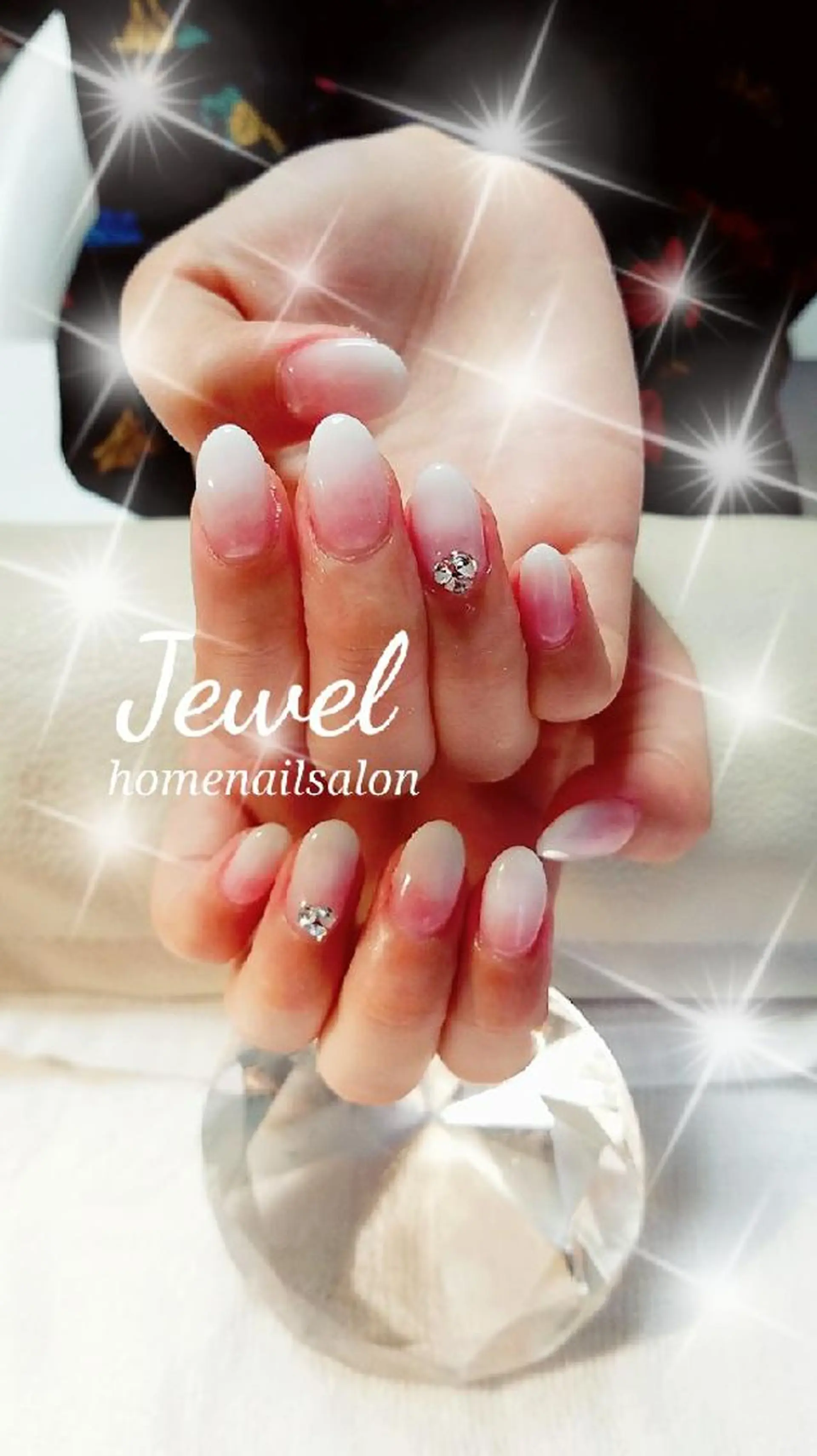 ネイル グラデーション ハンドネイル ＪＥＷＥＬ　ＮＡＩＬ所属・ＪＥＷＥＬ ＮＡＩＬのネイルデザイン