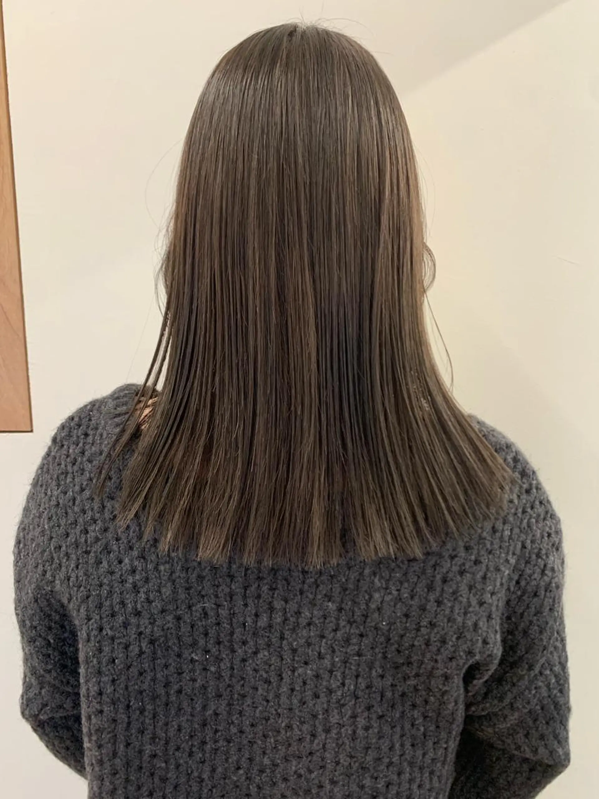 セミロング カラー 透明感カラー グレージュ カット ヘアカラー トリートメント yupi🐈‍⬛ レイヤー/パーマのヘアスタイル