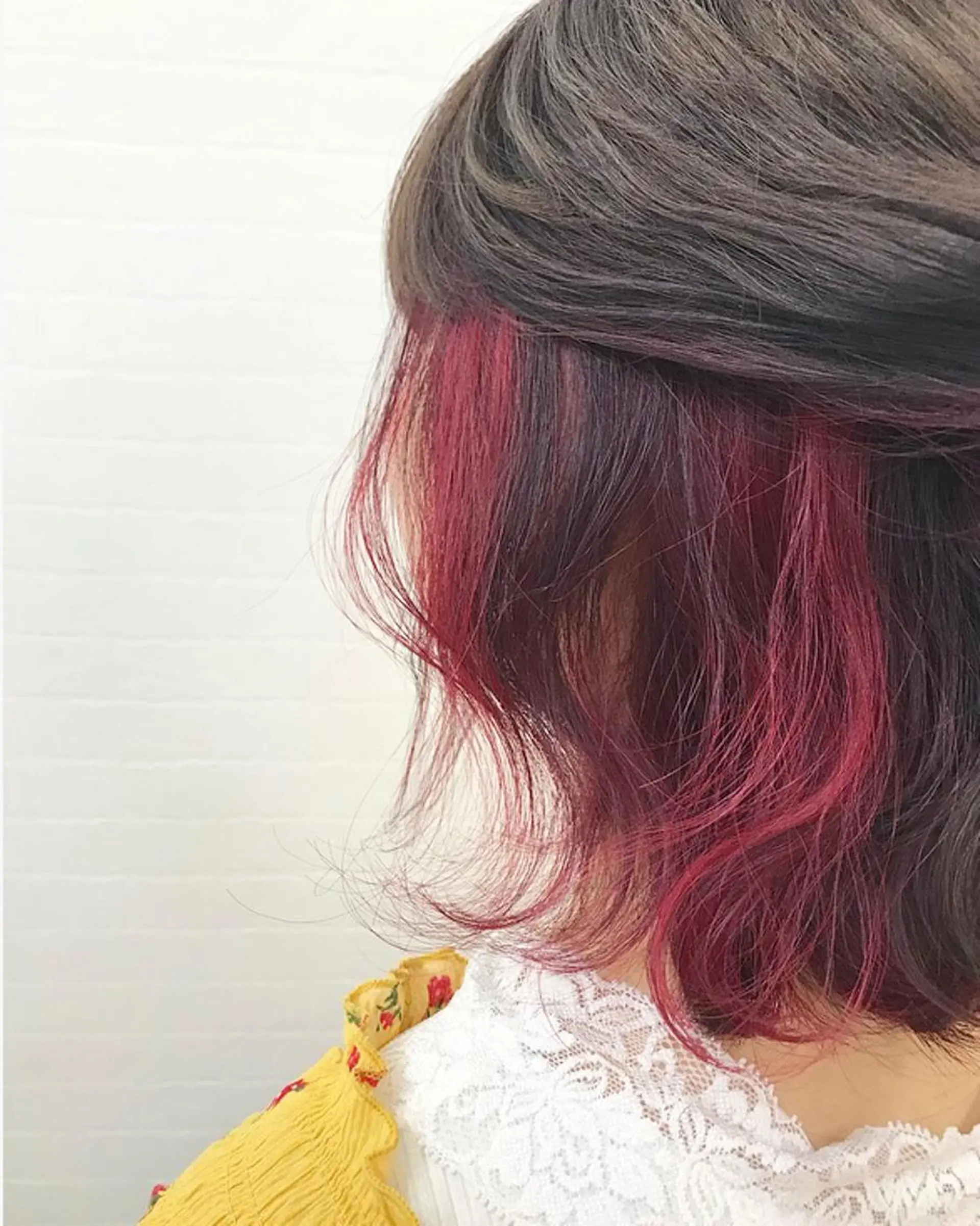 カラー オリーブ/アッシュ やわらか透明感カラーのヘアスタイル