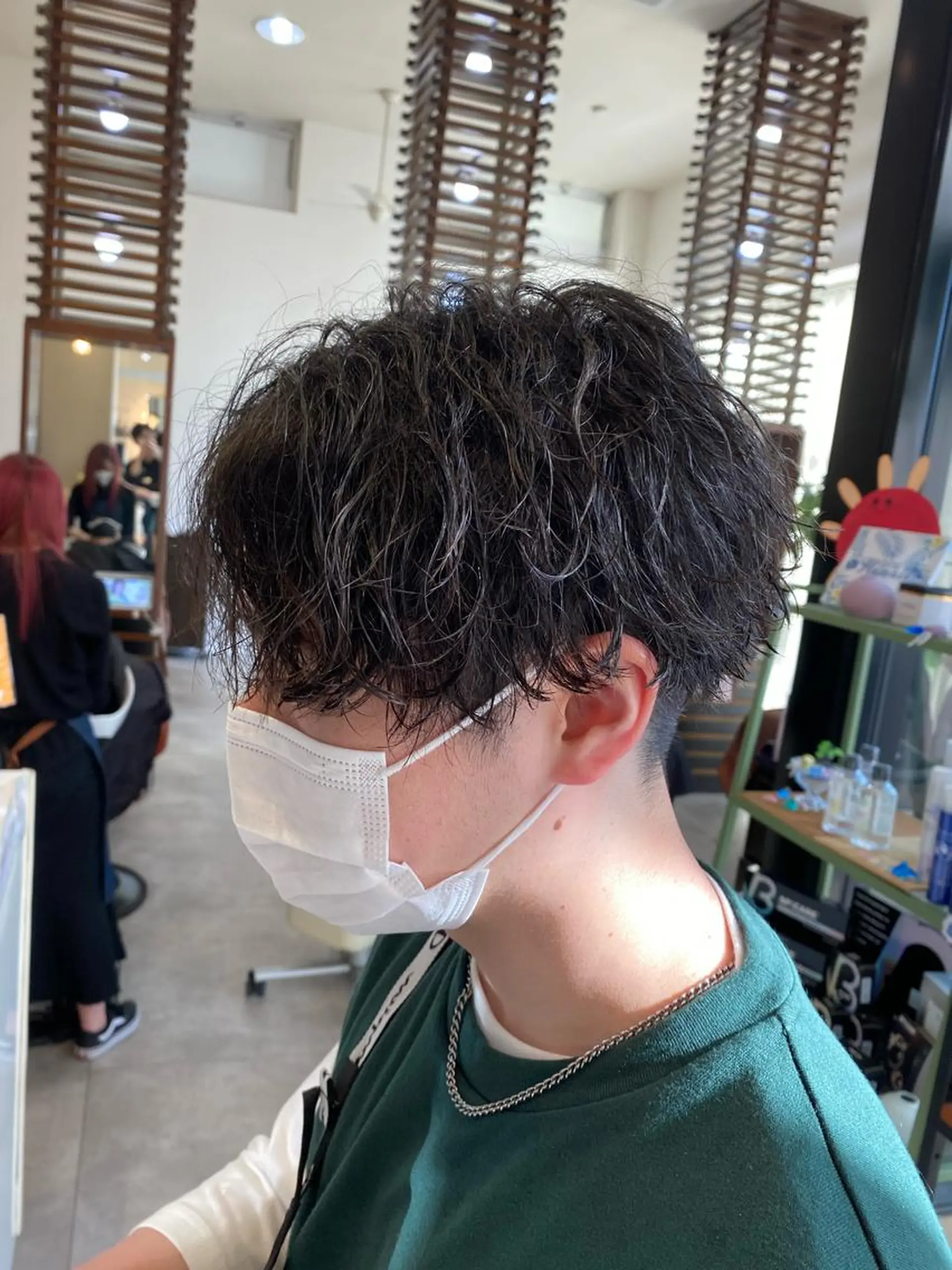 パーマ メンズ メンズパーマ 髪質改善 スパイラルパーマ 松林 大暉のヘアスタイル