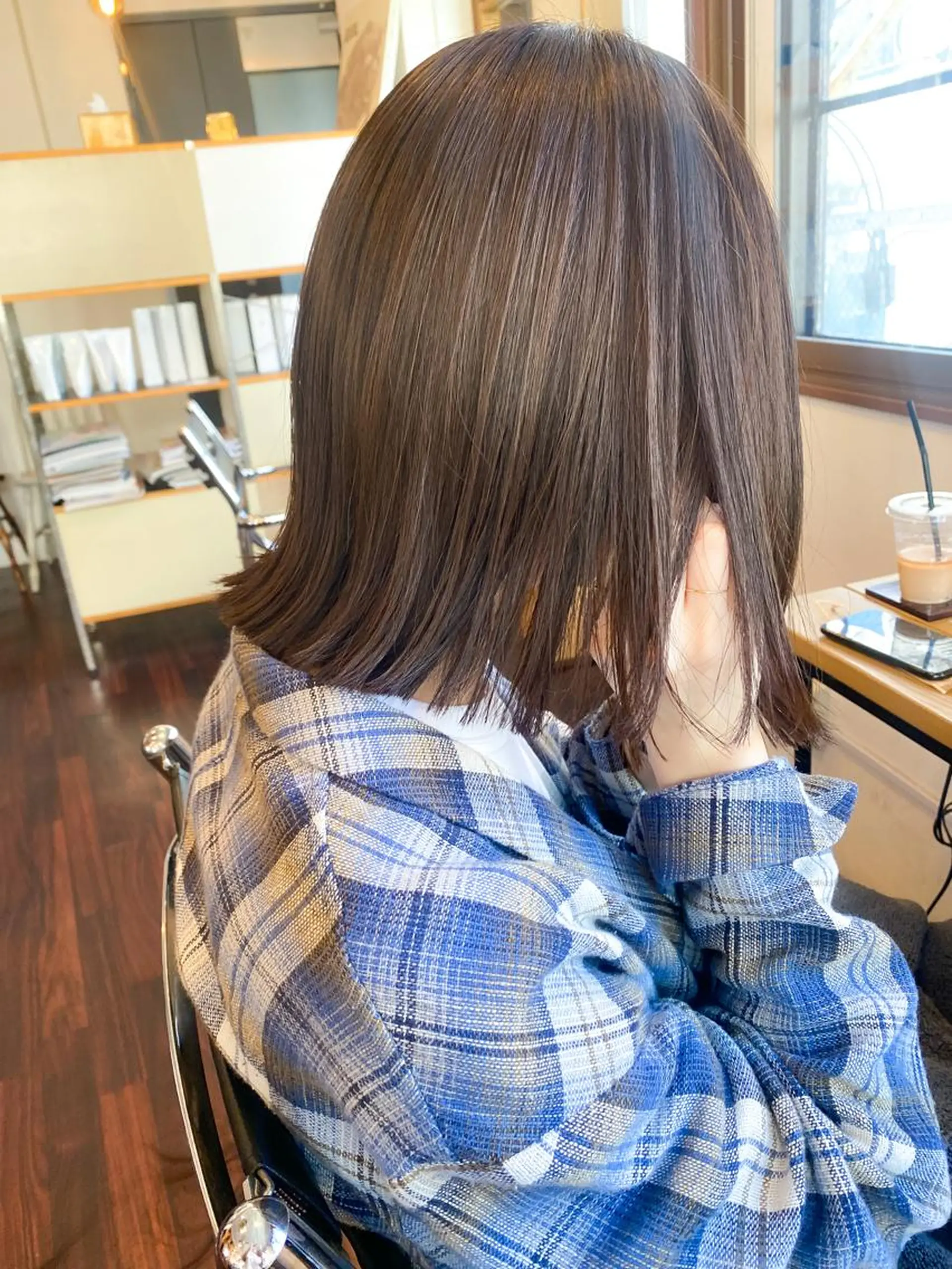 ミディアム カラー 透明感カラー ラベンダーカラー ダメージレスサロン✨ kayo🌱のヘアスタイル