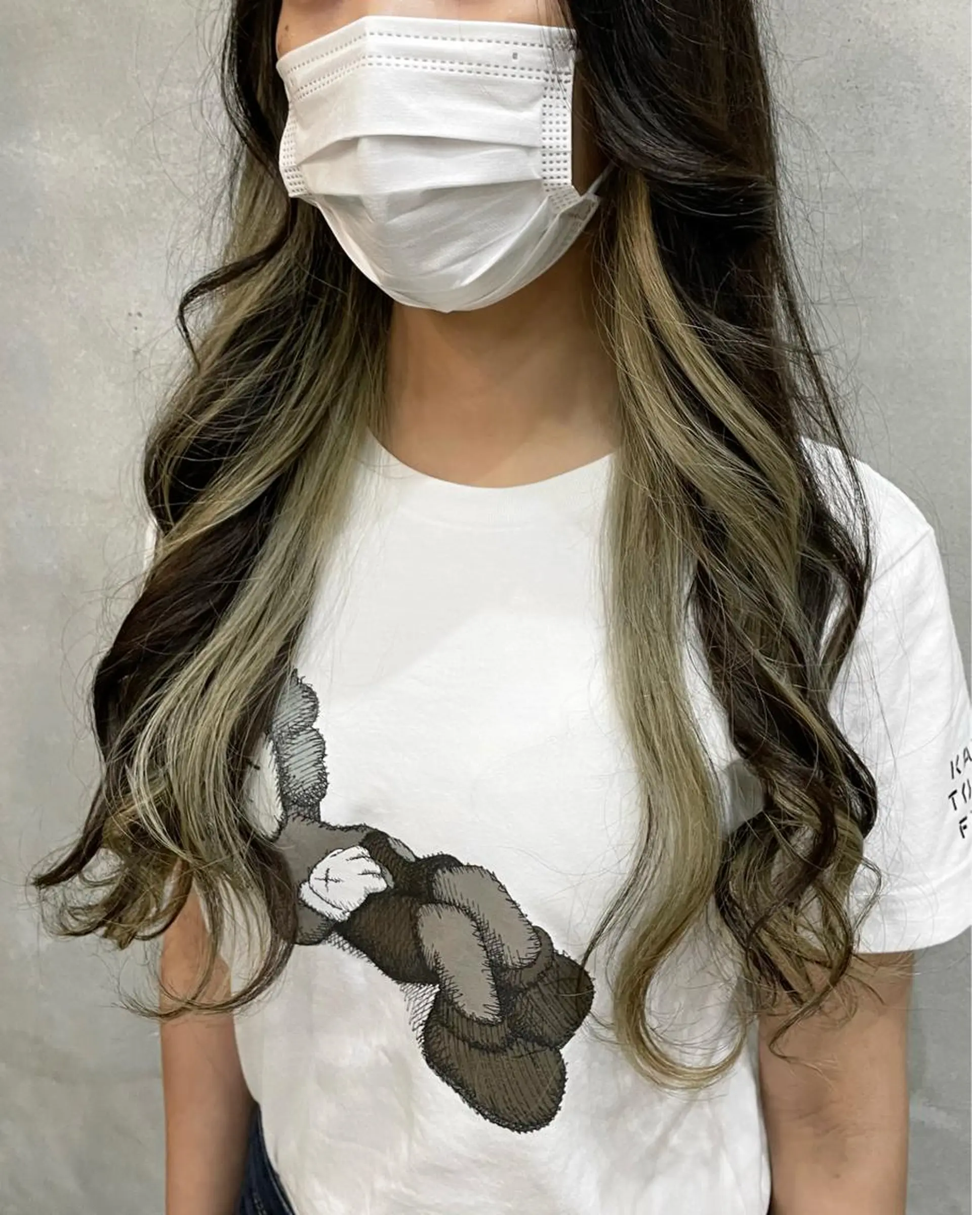 ロング カラー ヘアカラー トリートメント 【ピンク/韓国ヘア/ ヘアセット】亜海のヘアスタイル