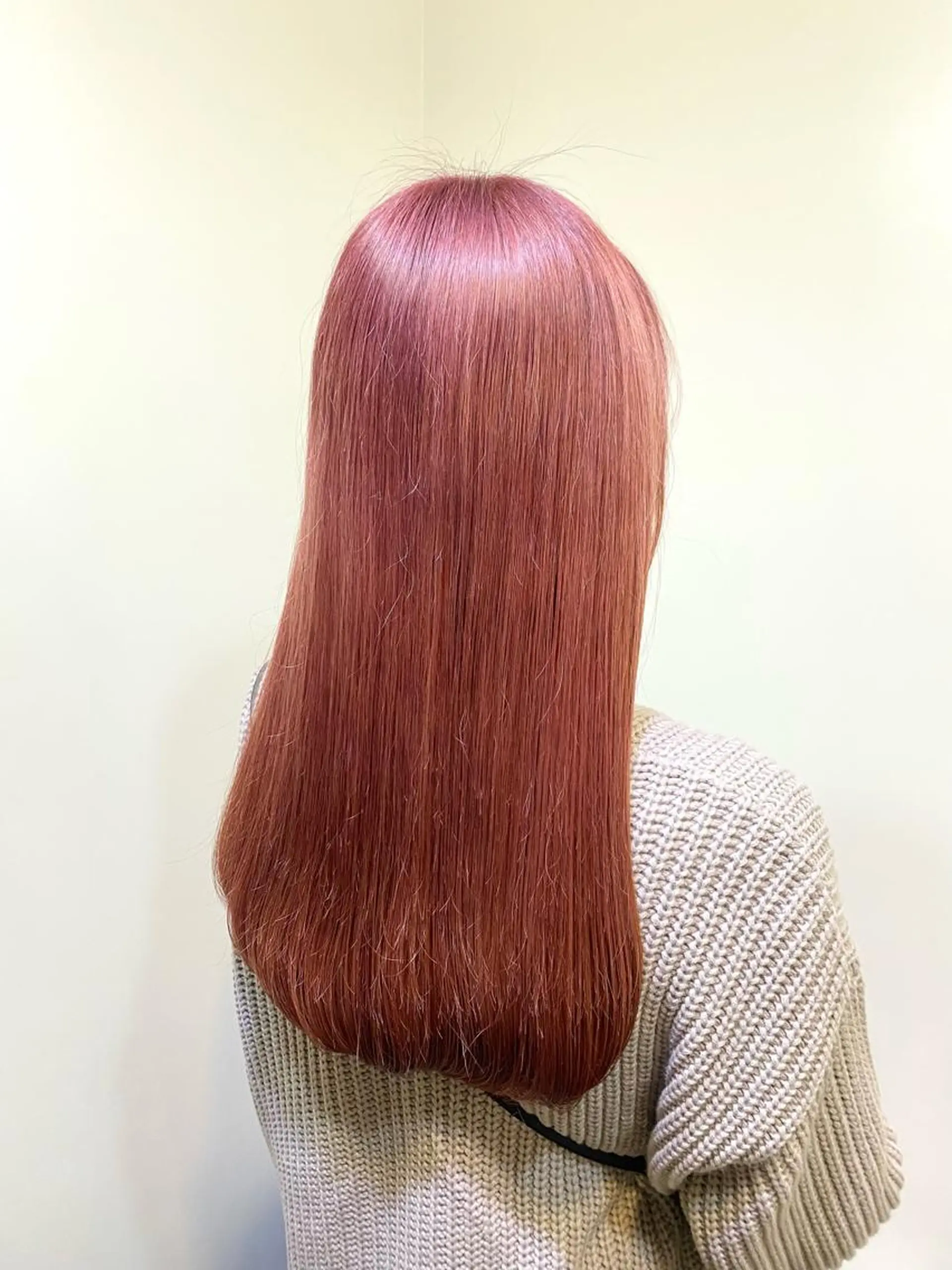 ロング カラー ブリーチ毛対応酸性 ストレート🌈サキのヘアスタイル