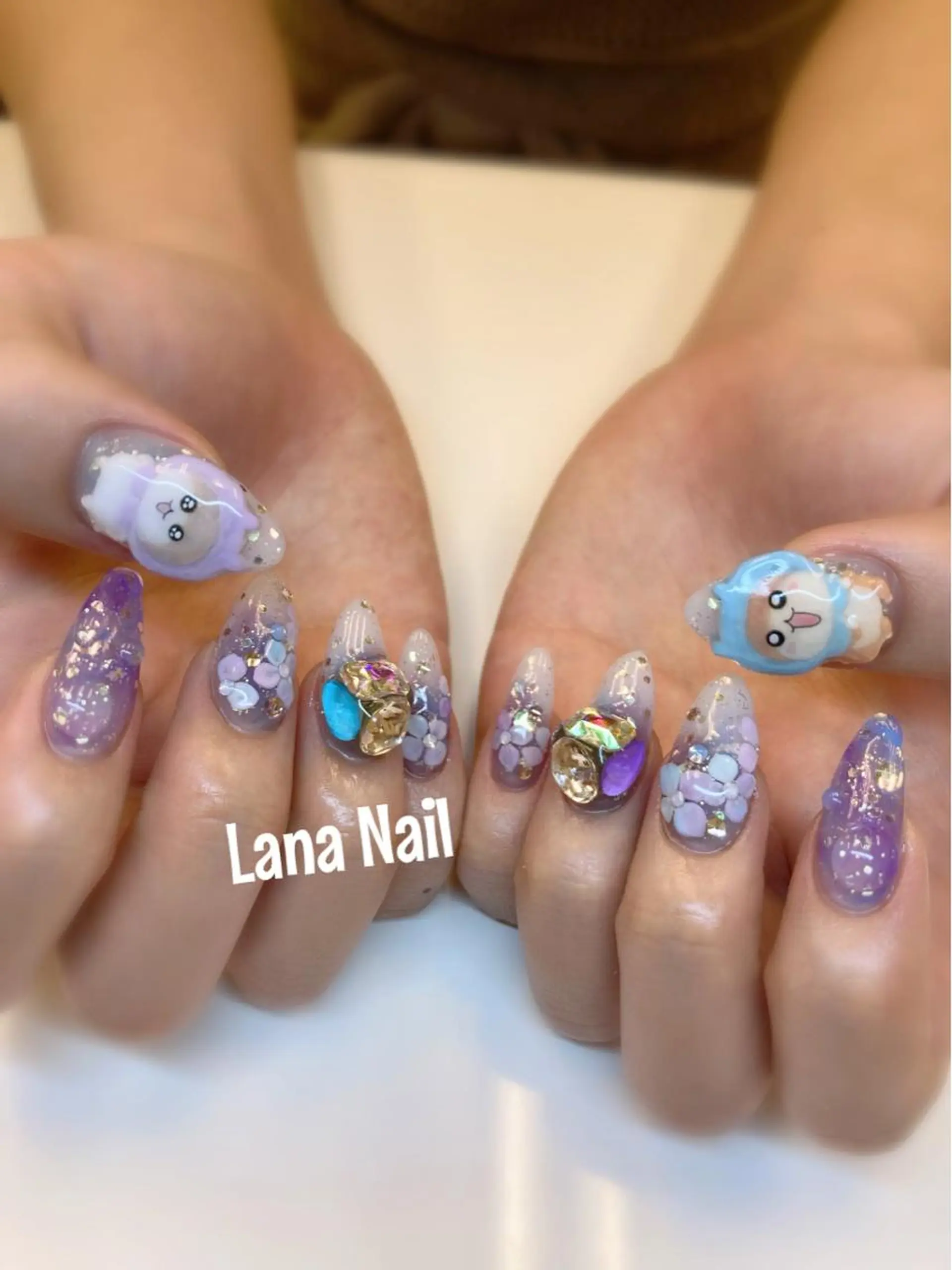ネイル スカルプネイル Lana Nailのネイルデザイン
