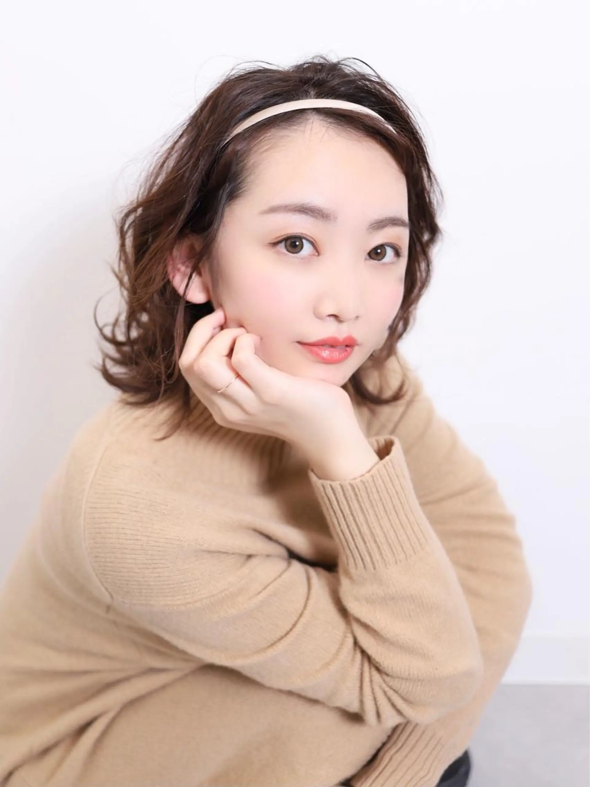 ミディアム カット ヘアカラー トリートメント W/LIBERTY所属・W/LIBERTY 🌸鶴岡優のヘアスタイル