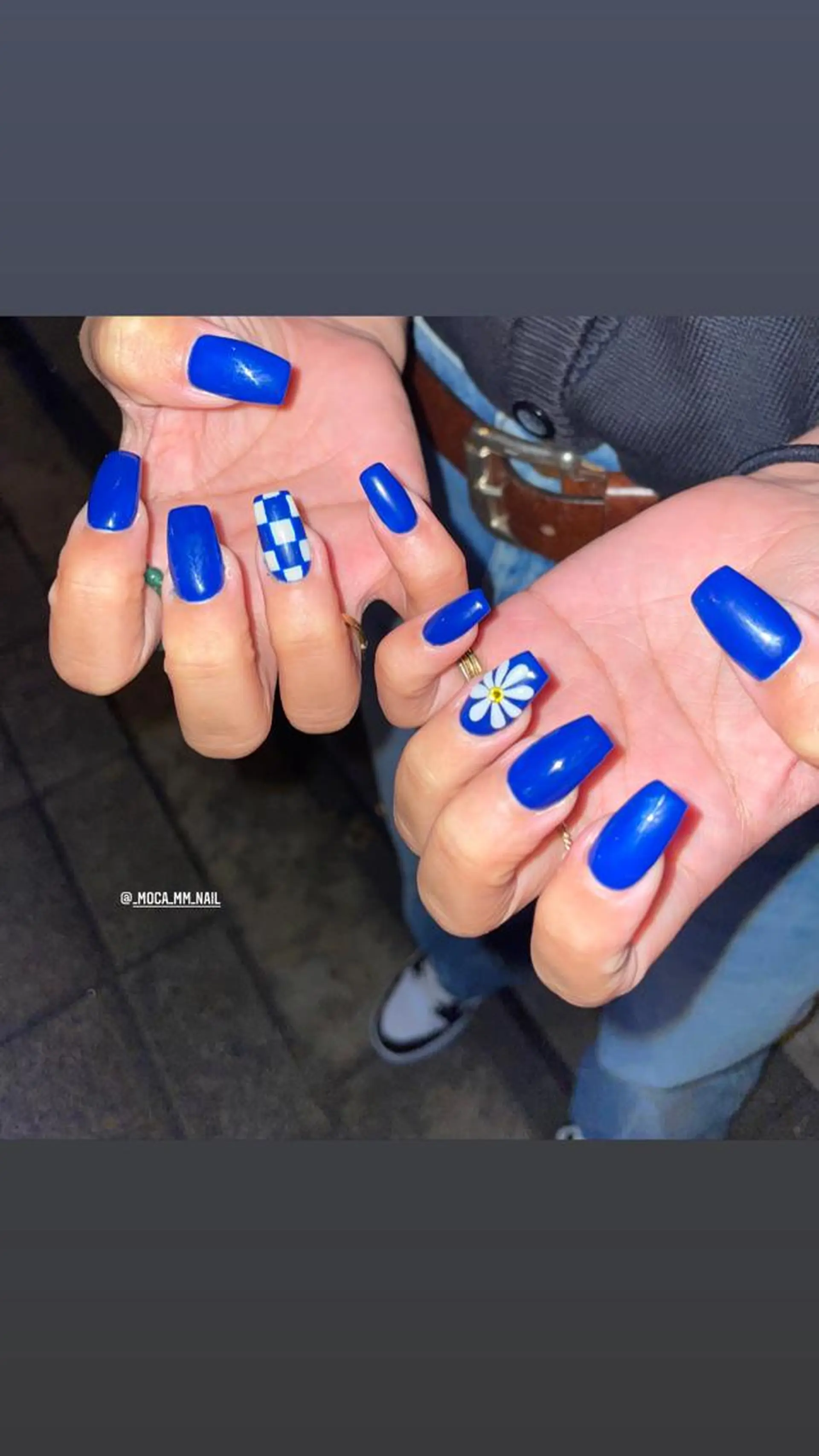 ネイル ハンドネイル ˚✧⁺⭐︎༚moca miyuu⁎⁺˳✧༚のネイルデザイン