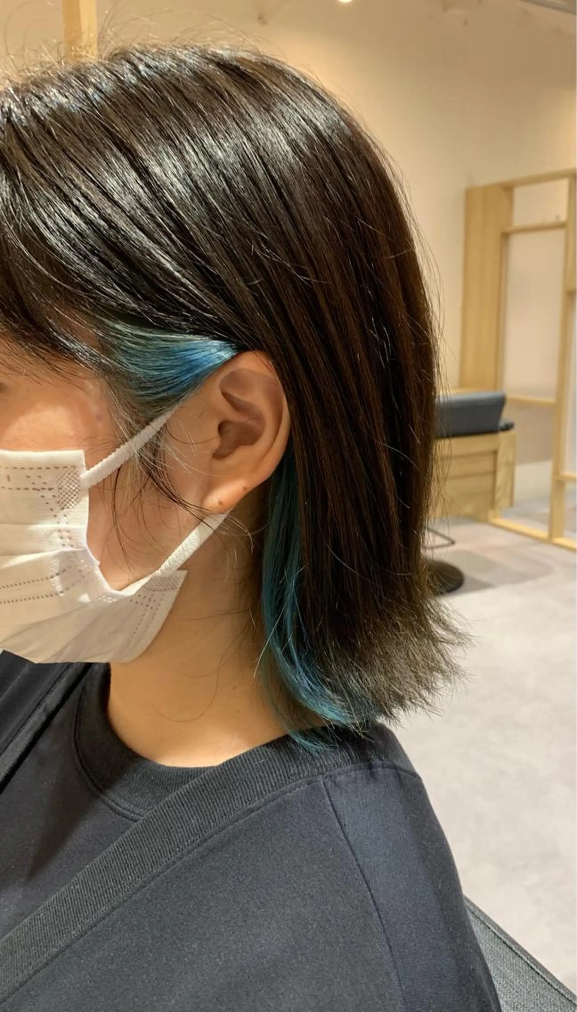 ミディアム ボブ 外ハネヘア カット ヘアカラー トリートメント 🦋ショートカット 🦋Yu-Kiのヘアスタイル