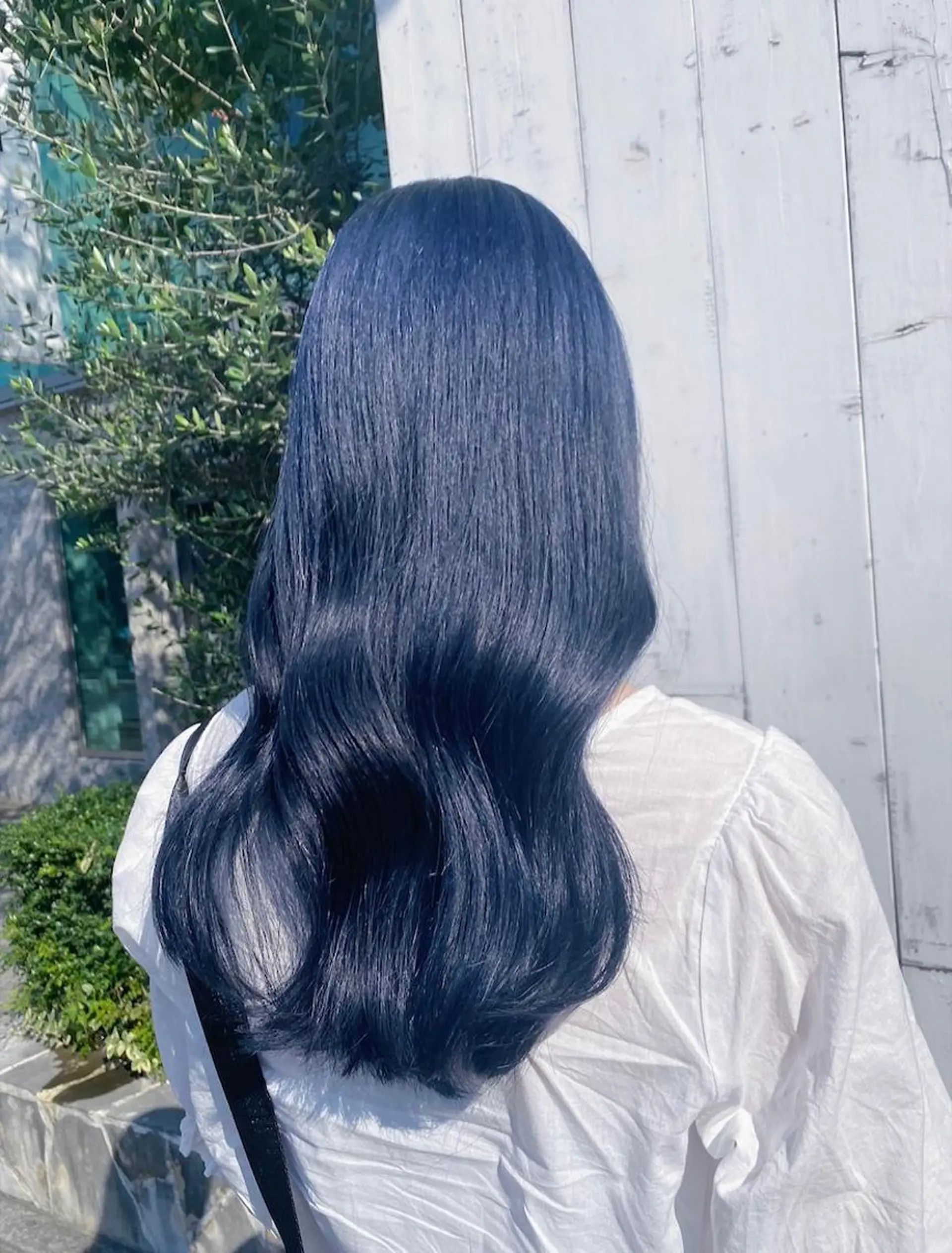 ロング カラー アッシュ アッシュグレー アッシュグレージュ バレイヤージュ ミストバング 韓国ヘア 🦋KIRA🦋のヘアスタイル