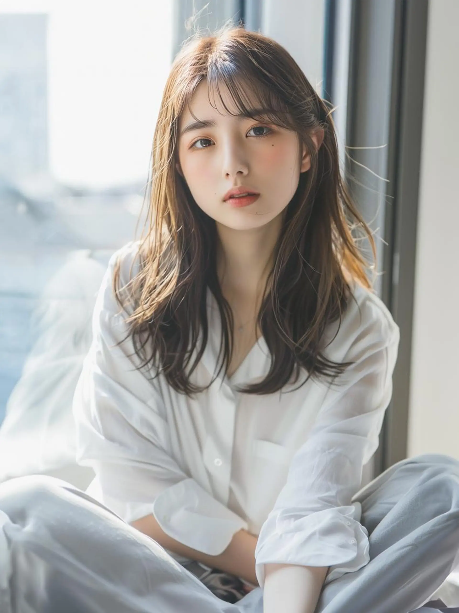 セミロング ヘアカラー トリートメント 髪質改善✨艶カラー MASAYAのヘアスタイル