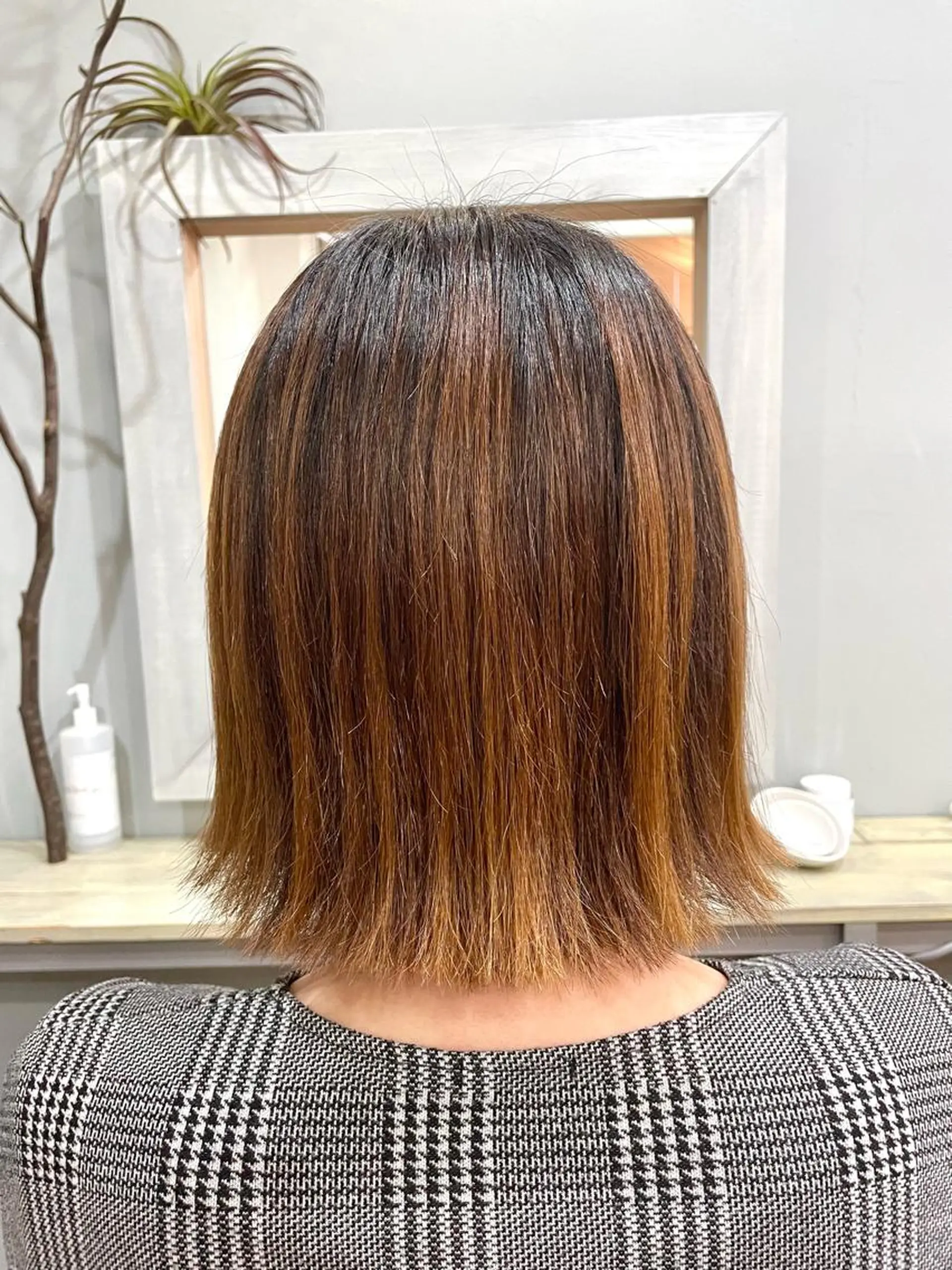 ショート 切りっぱなしボブ ボブ 中野 ゆかのヘアスタイル