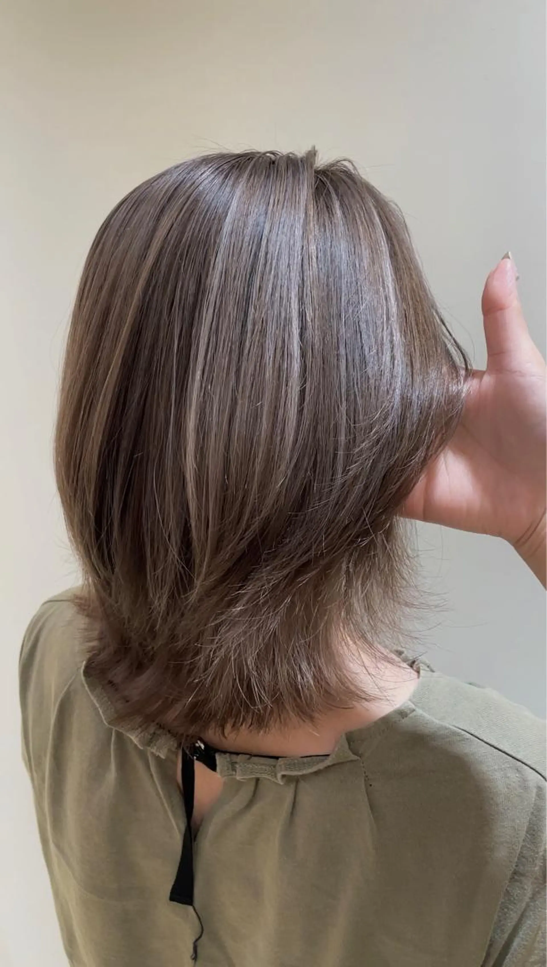 ミディアム ヘアカラー トリートメント 池田 早穂のヘアスタイル