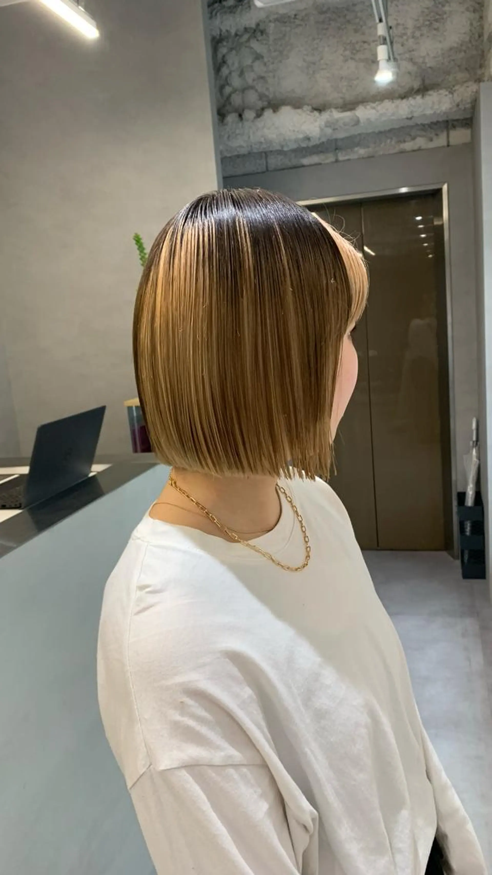 amu/ブリーチなし ダブルカラーのヘアスタイル