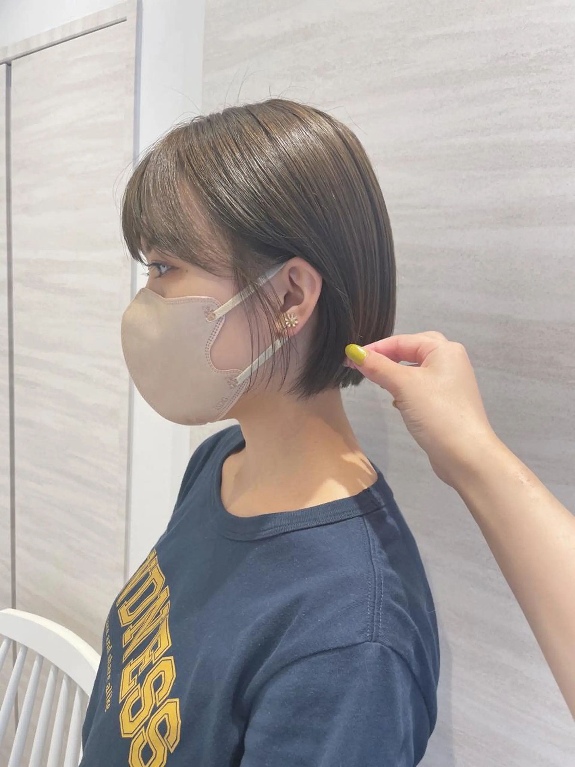 ミディアム Chiho / 梅田 / ボブ/ パーマのヘアスタイル