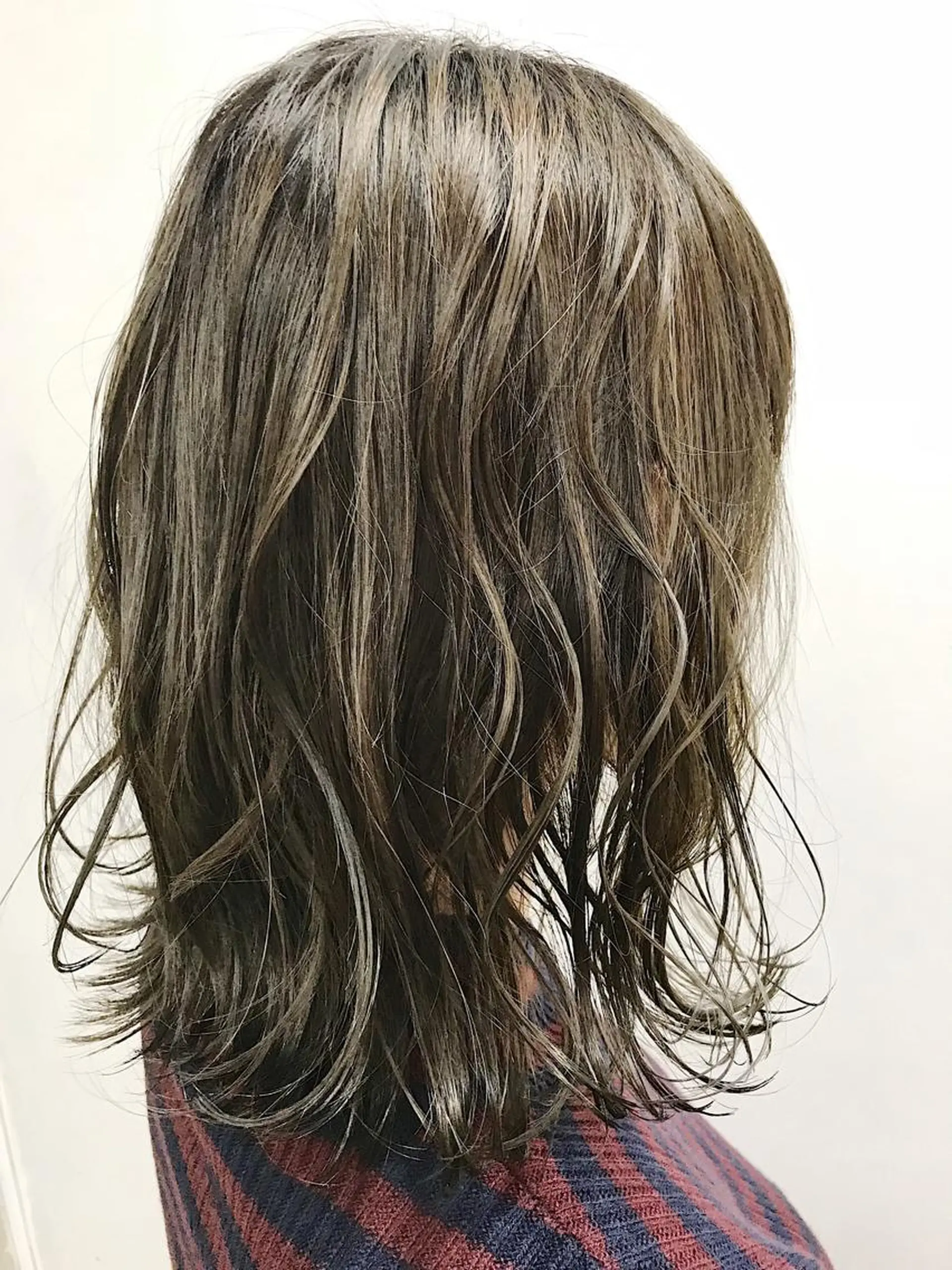 セミロング カラー 池田 雄太 ✨美髪縮毛矯正✨のヘアスタイル