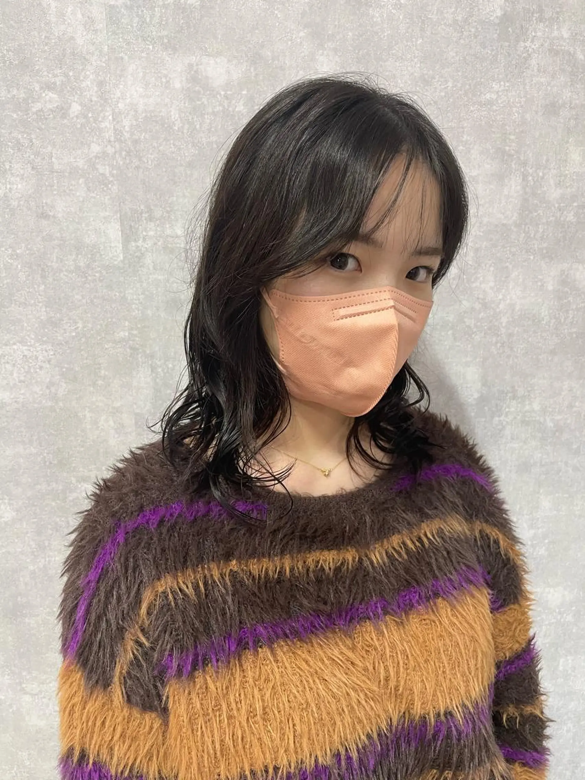 ミディアム 切りっぱなしボブ ショートボブ ミディアムパーマ アッシュ ボブ C’LD hair produce /シールドヘア所属・モテ髪/ボブ/ショー ト/アダチフウトのヘアスタイル