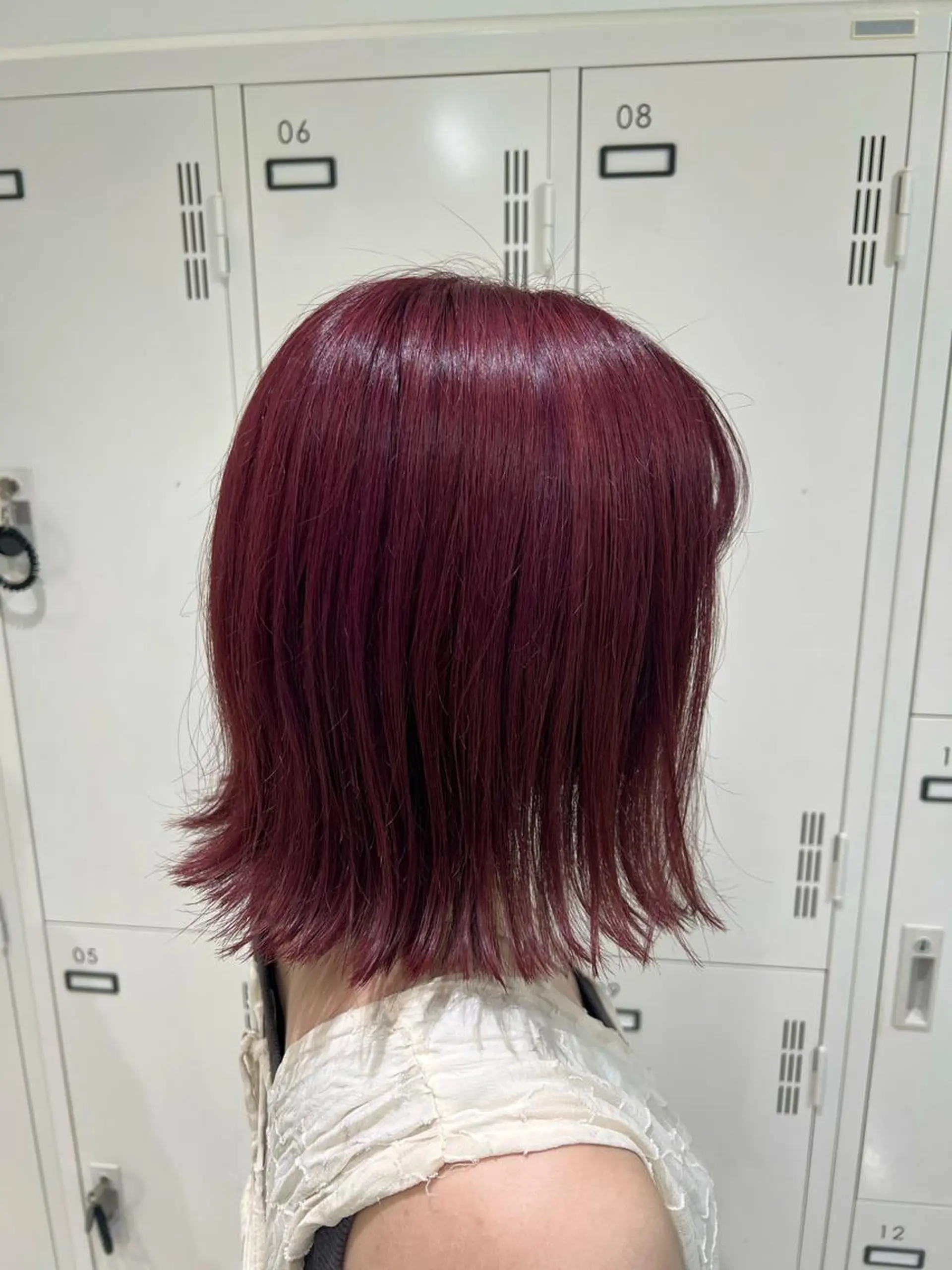 ミディアム カラー ブリーチ ラベンダーカラー ピンクカラー ピンクラベンダー ヘアカラー トリートメント 【暖色カラー特化】 中山由梨のヘアスタイル