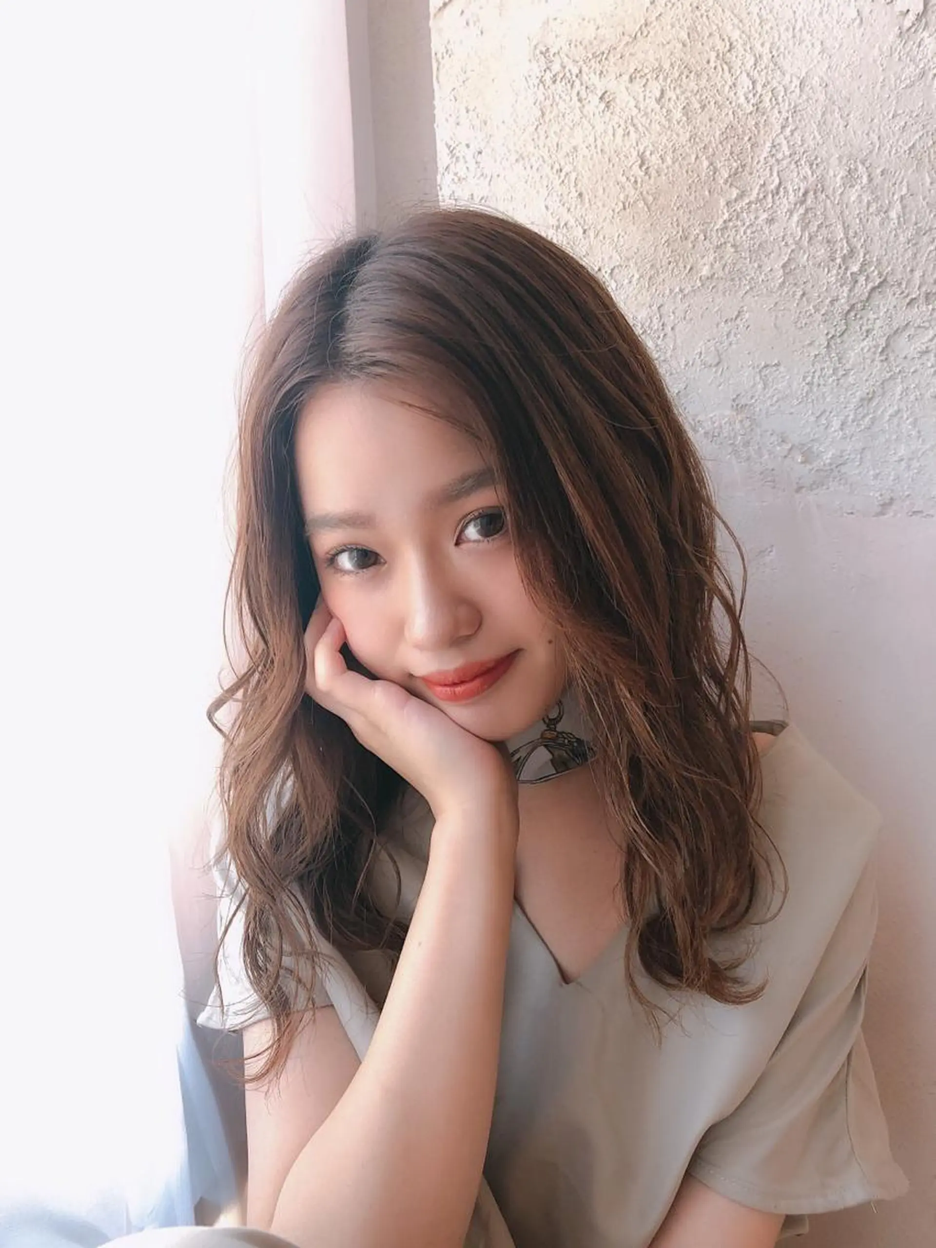 ミディアム カット ヘアカラー トリートメント 代表山口ひな 髪質改善のプロのヘアスタイル