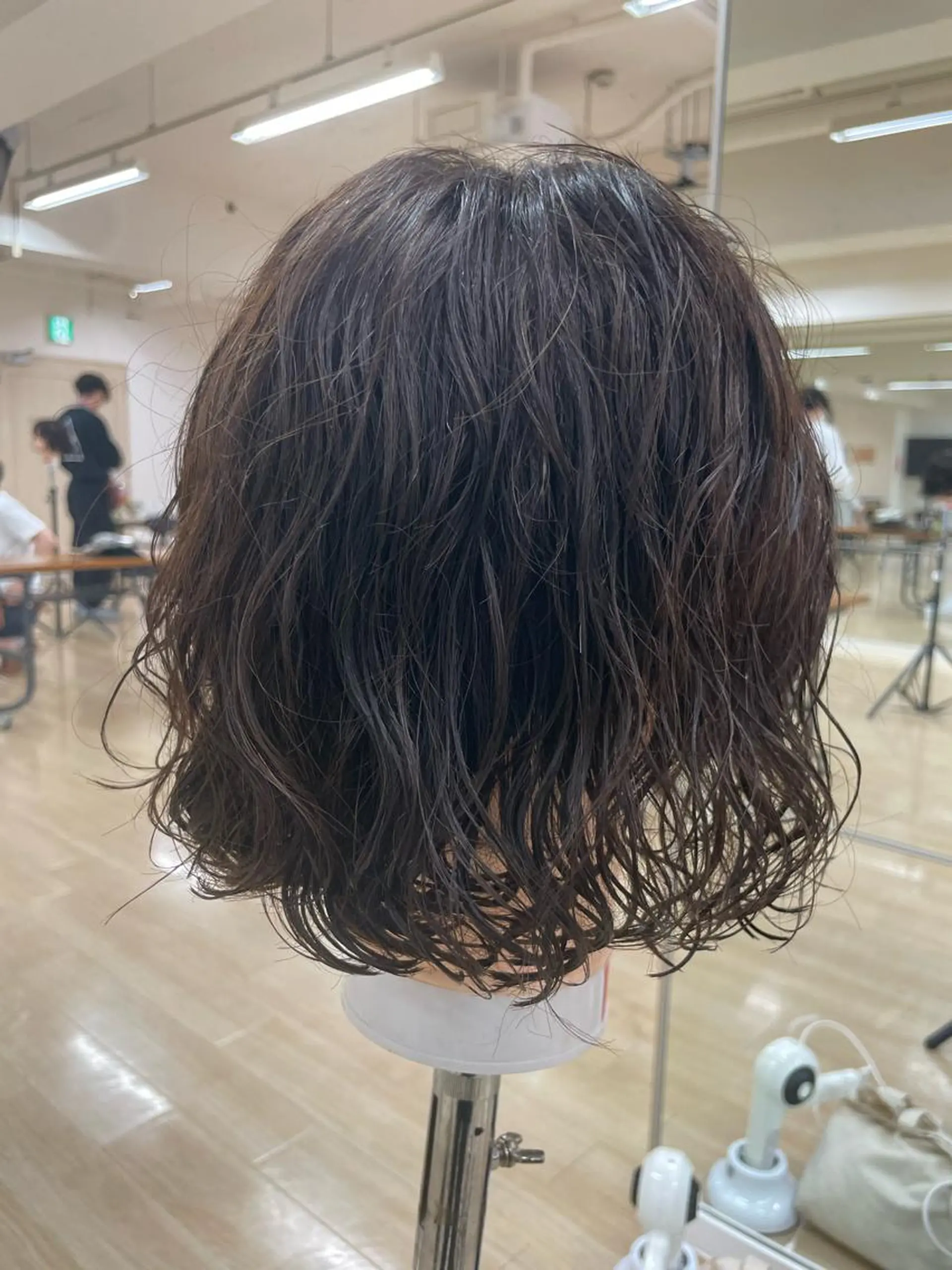ミディアム パーマ ミディアムパーマ クロスパーマ/うる艶 カラー/Kurumiのヘアスタイル