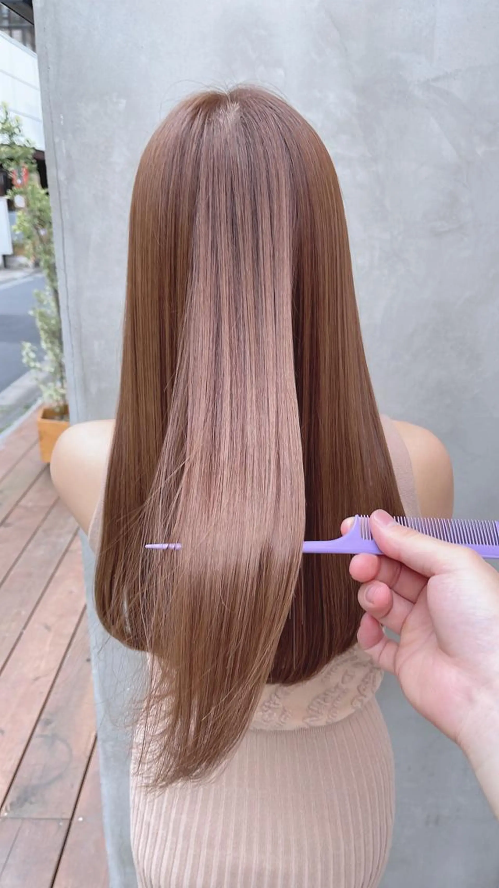 ミディアム 中顔面短縮 顔まわり新田大翔のヘアスタイル