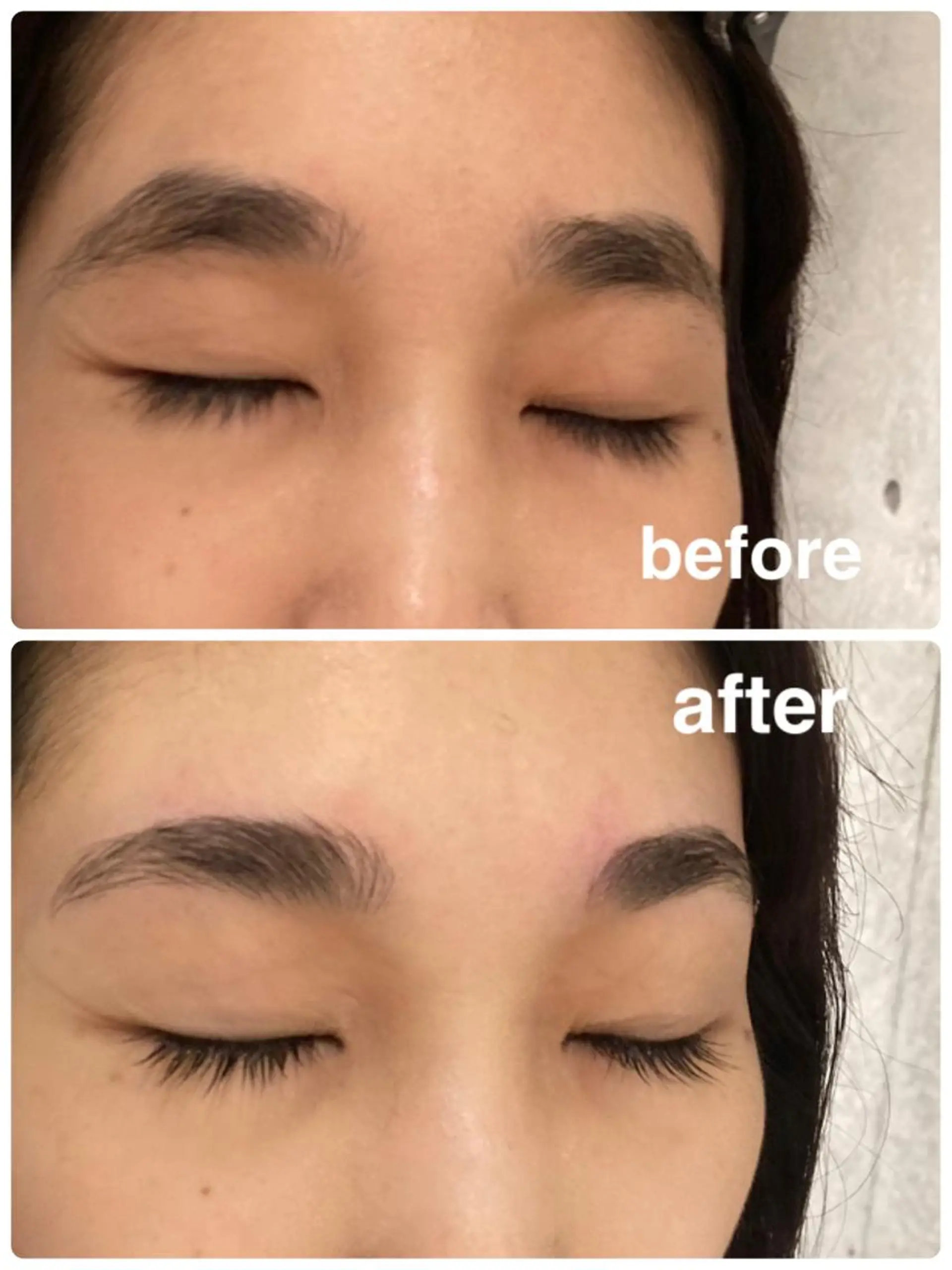 マツエク・マツパ アイブロウ 新堀 紫音のヘアスタイル