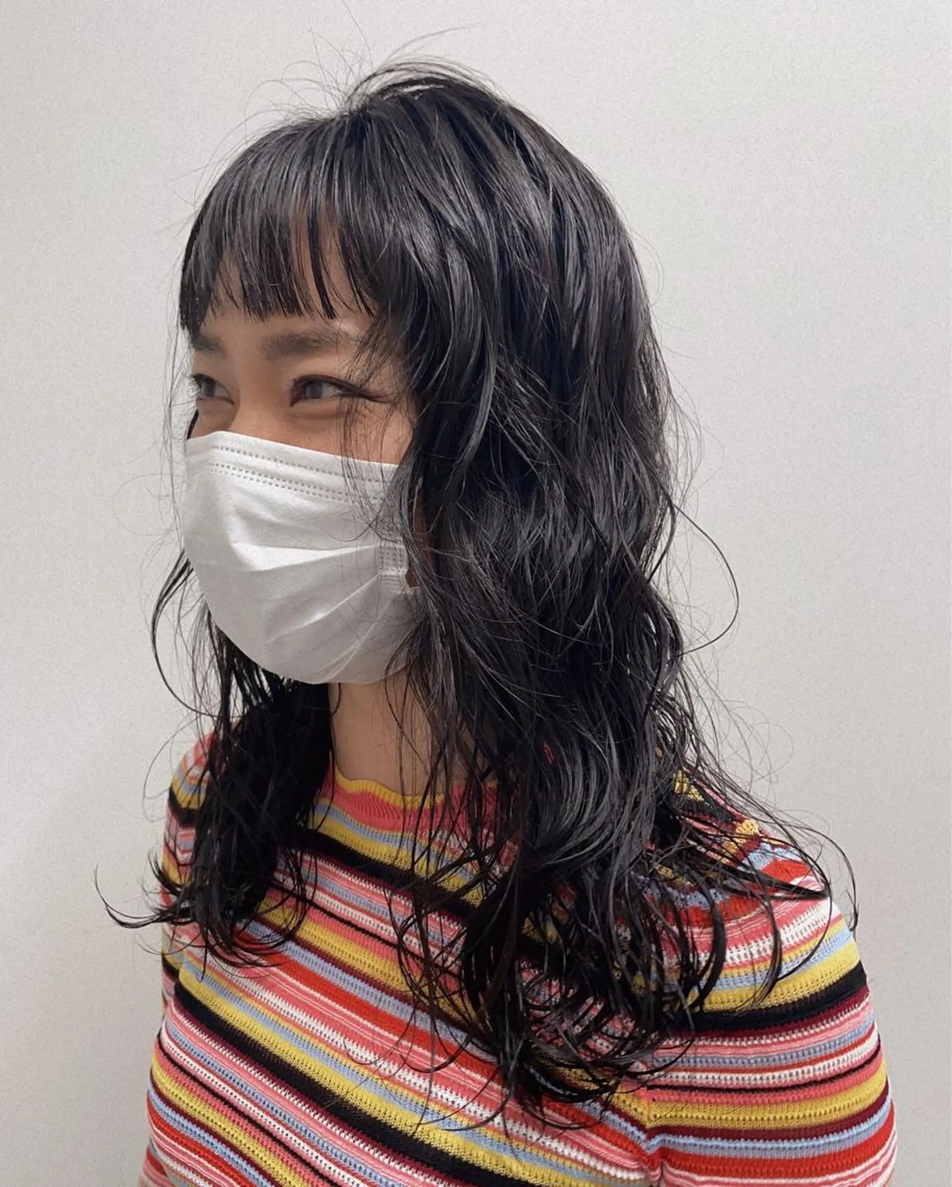 ロング パーマ カット パーマ トリートメント 狩野 羅夢のヘアスタイル