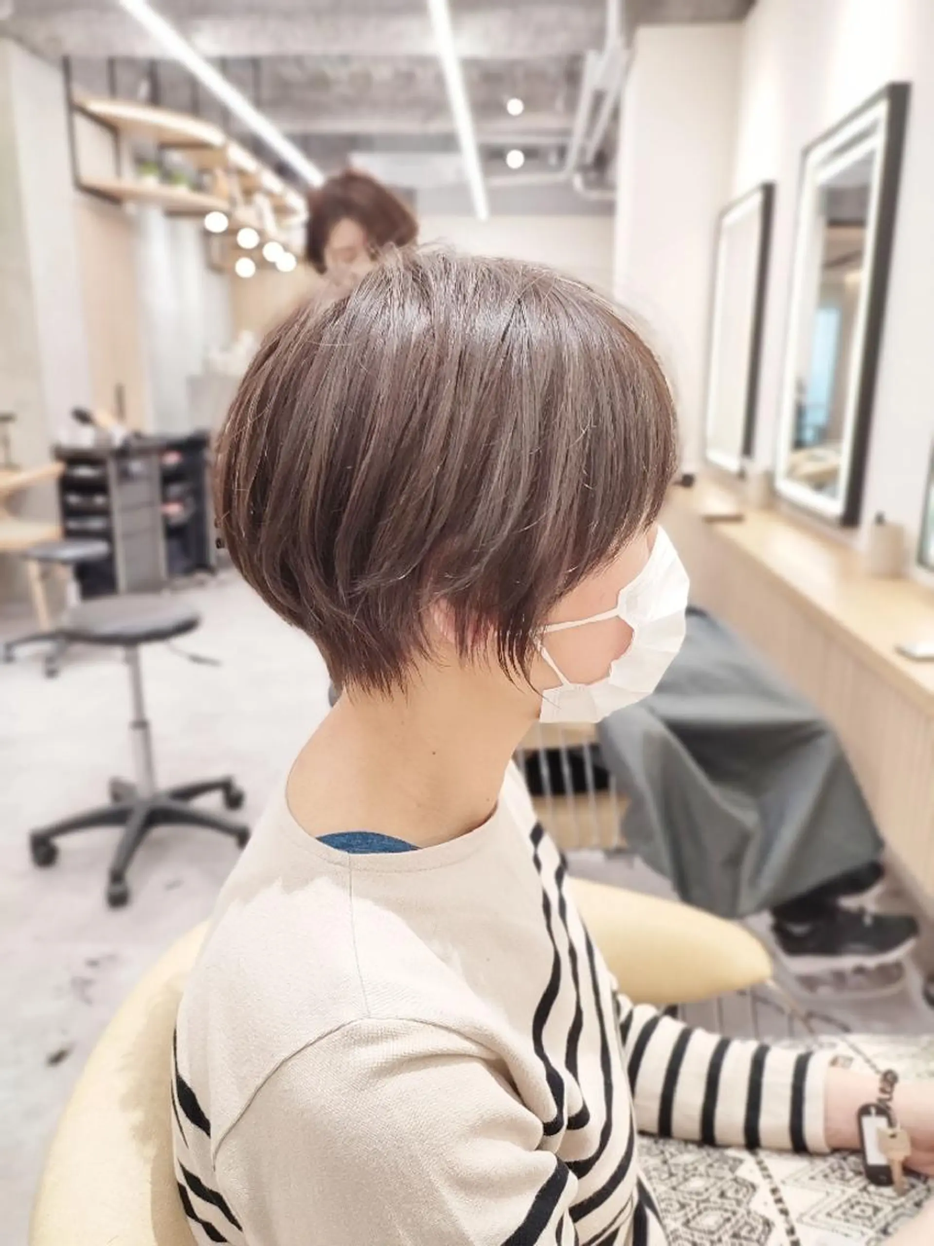 ショート ショートヘア 【似合わせ・レイヤー ・パーマ】海気のヘアスタイル