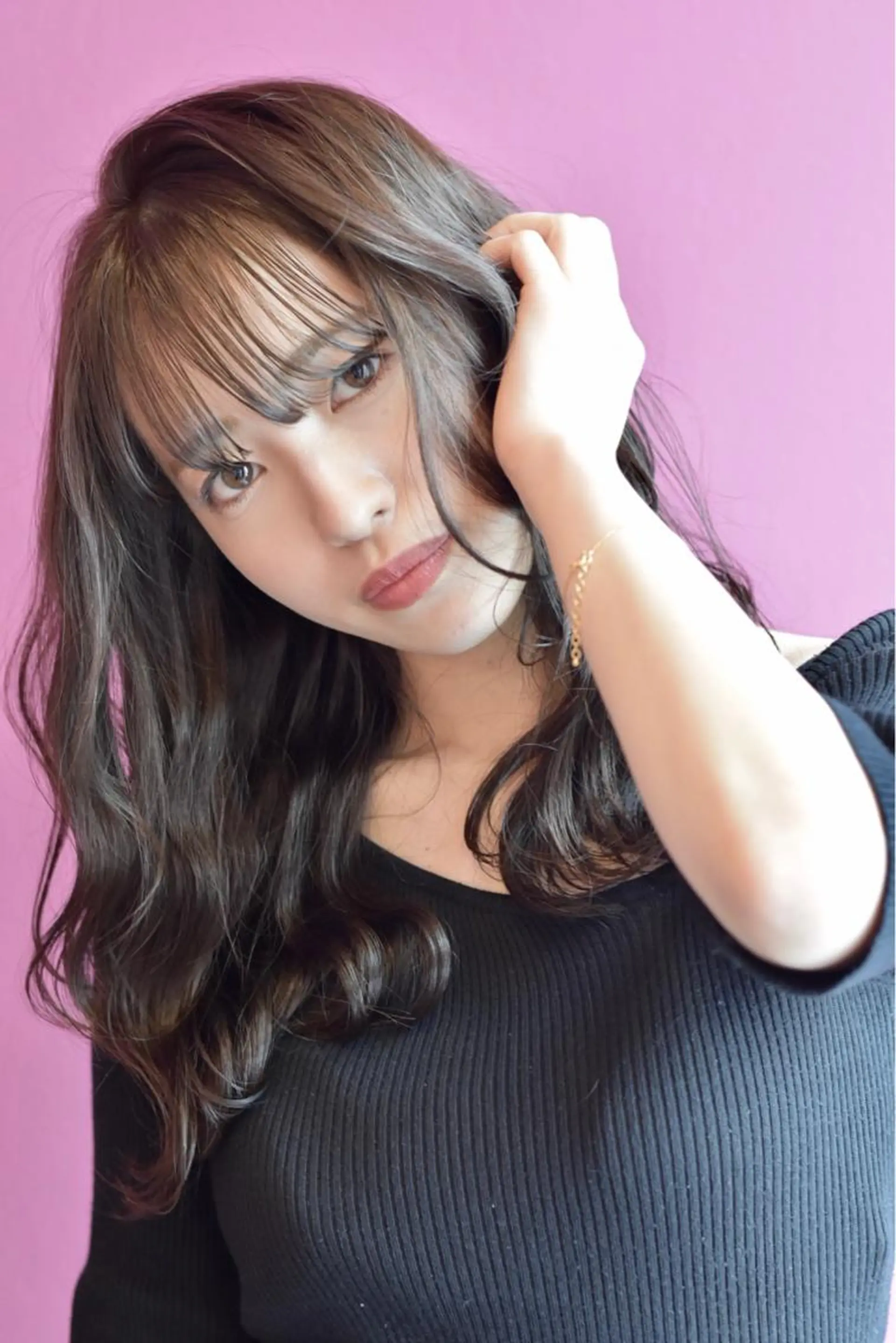 セミロング カラー アッシュ ベージュカラー ヘアカラー トリートメント ✨髪質改善縮毛矯正✨ 宇田川修平のエステ・リラクイメージ