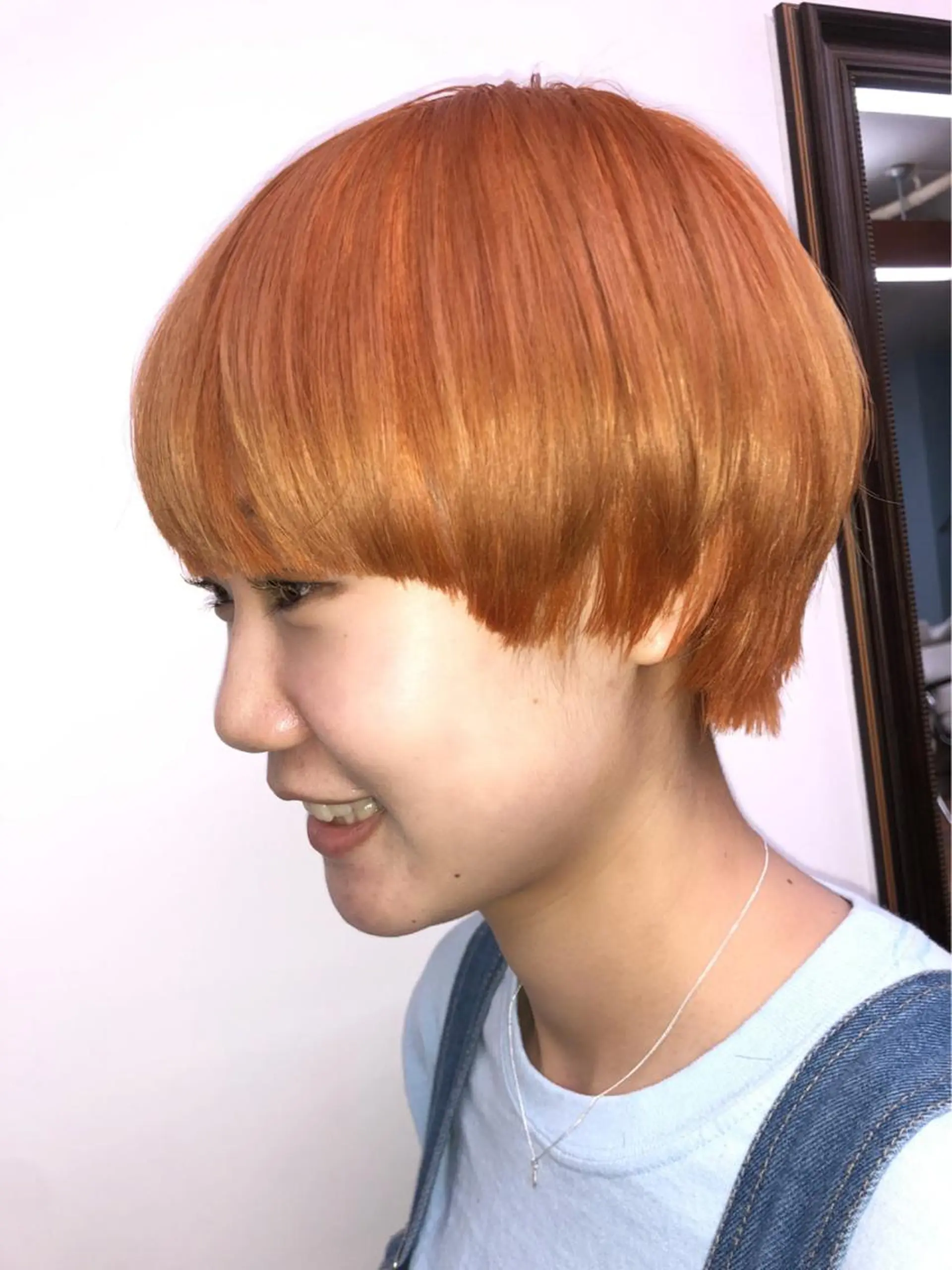 ショート カラー 森安 華楠のヘアスタイル