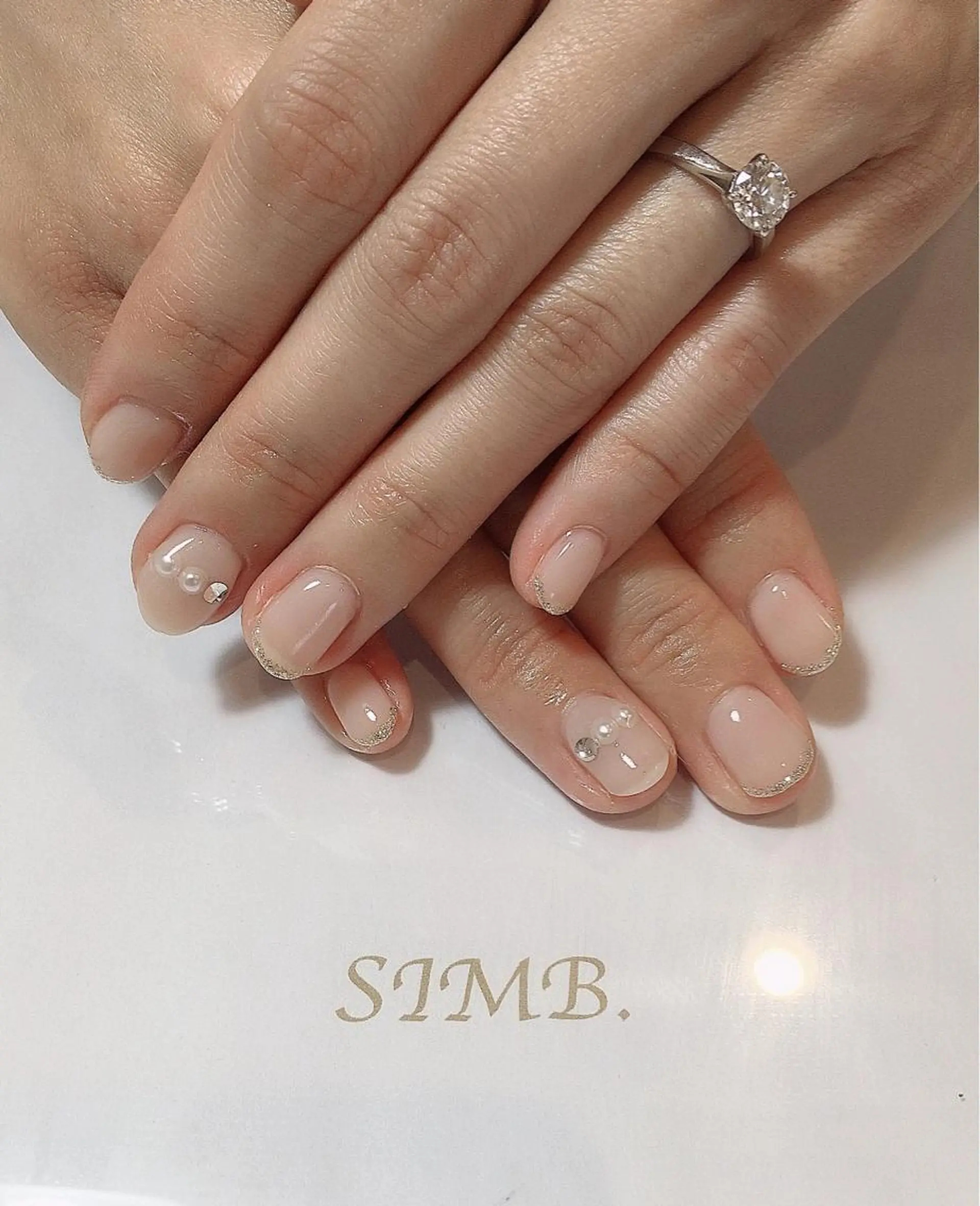 ネイル ブライダルネイル nailsalon SIMB.のネイルデザイン