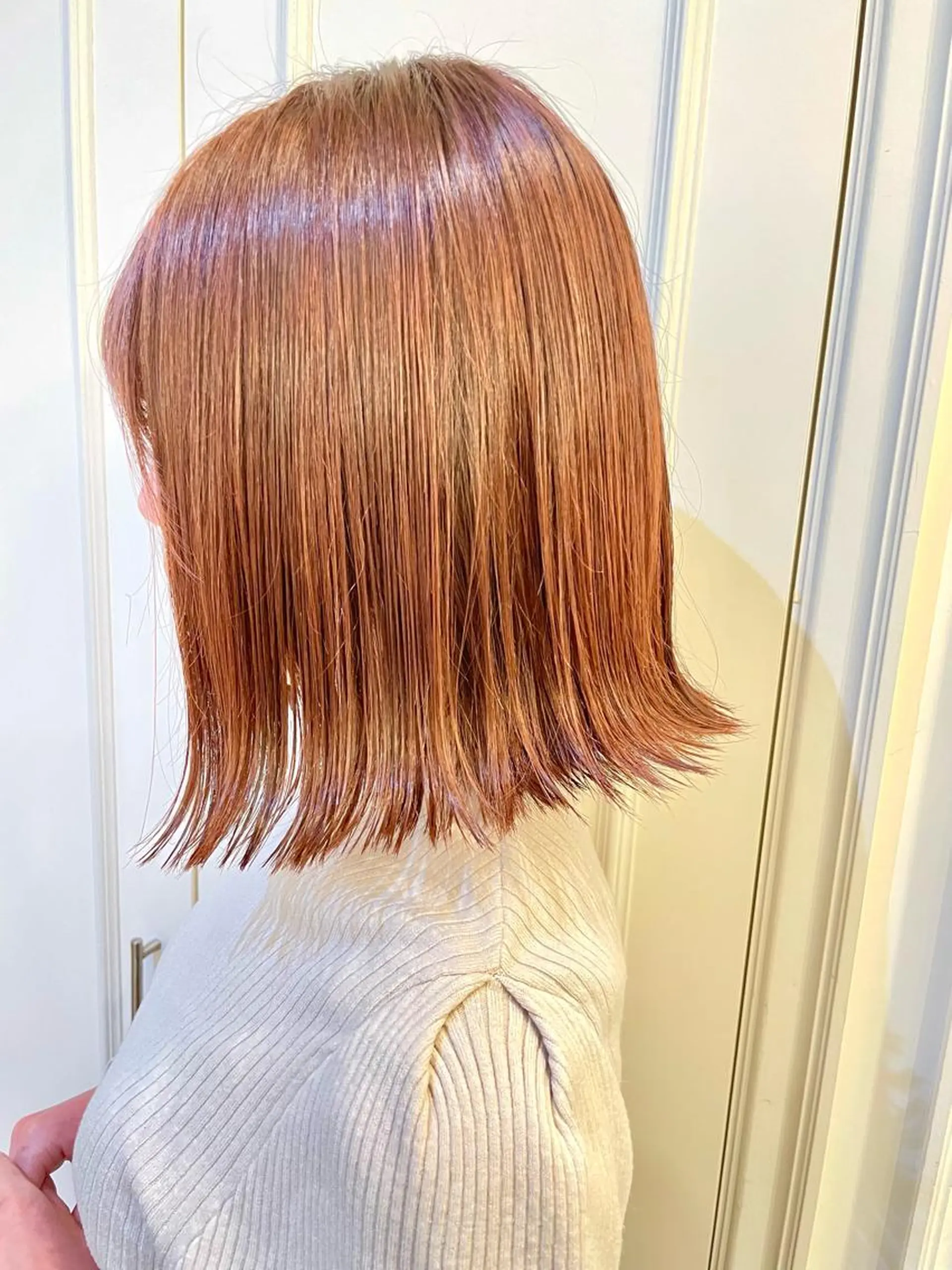 ミディアム カット ヘアカラー トリートメント ✨シルクストレート✨ 美髪髪質改善Yukiのヘアスタイル