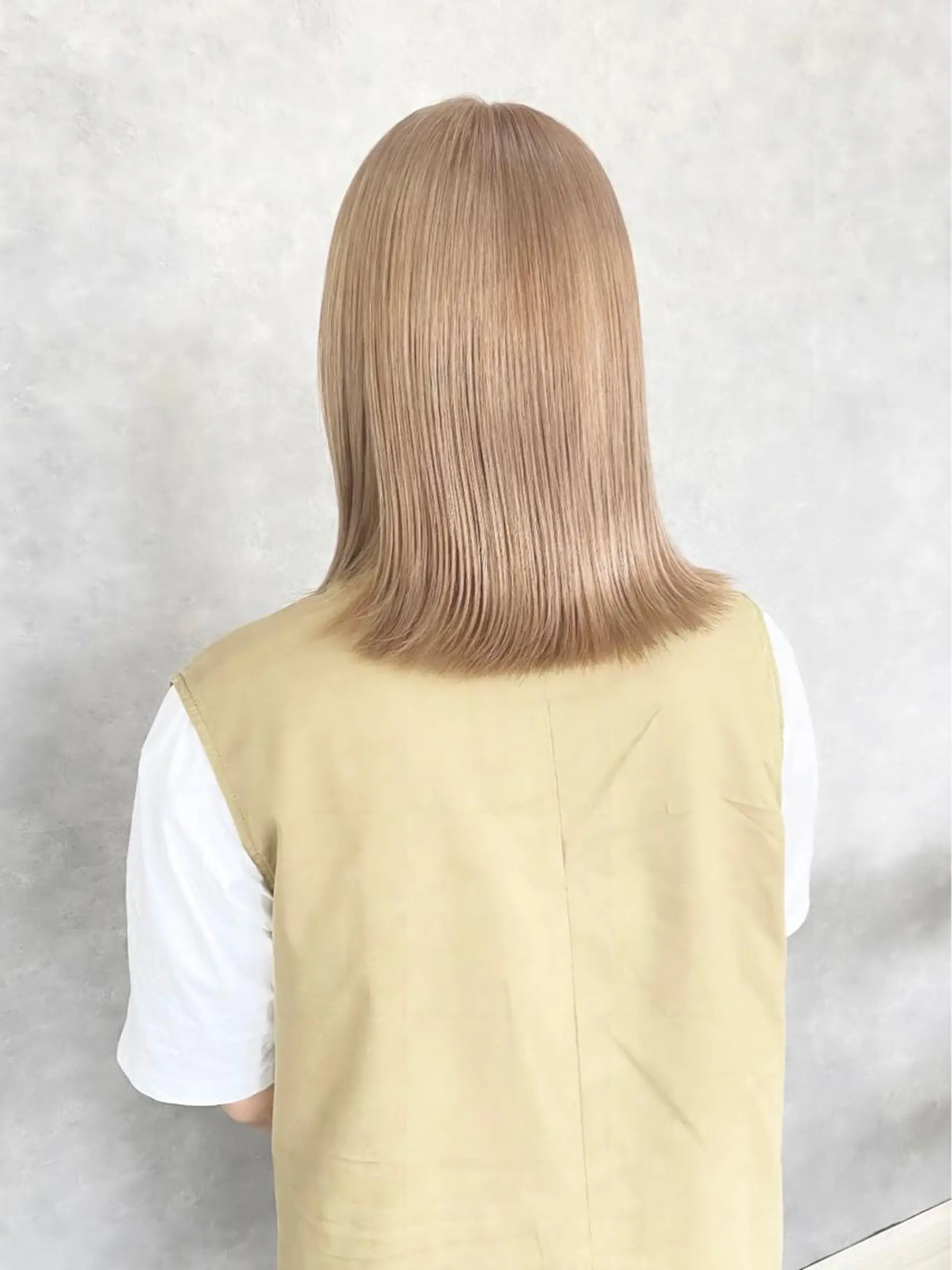 ミディアム カラー ヘアカラー 一ノ瀬 暁のヘアスタイル