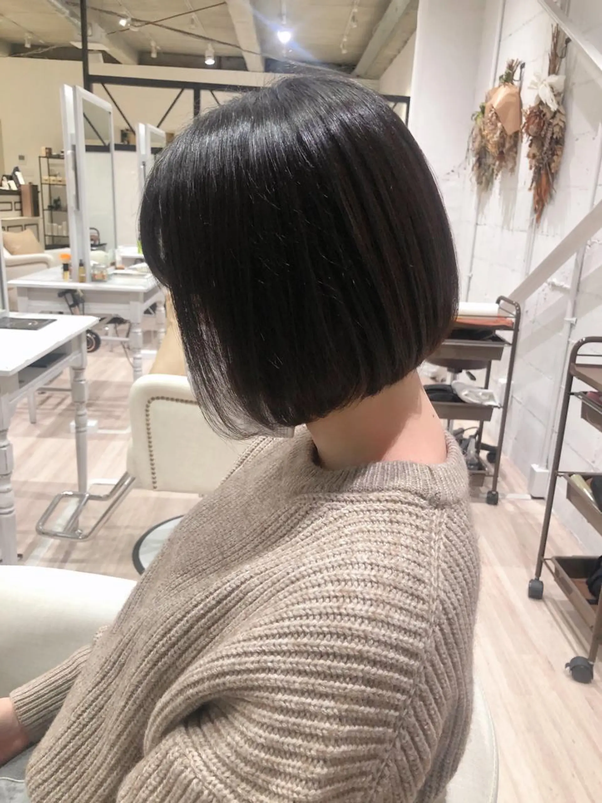 ショート ショート/ボブ パーマ/中原のヘアスタイル