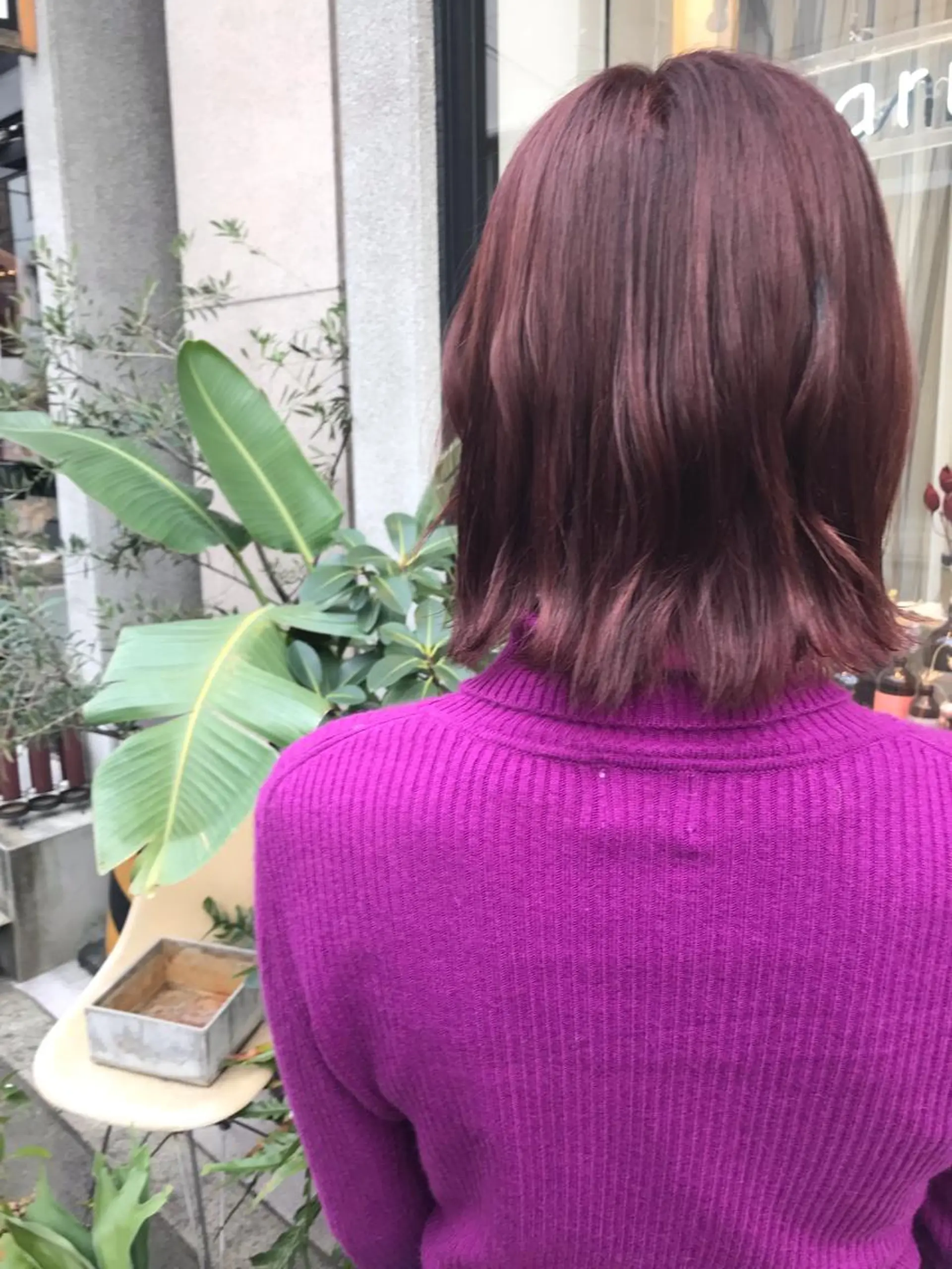 ミディアム カット ヘアカラー トリートメント 艶髪color💎髪 質改善ストレート大吉のヘアスタイル