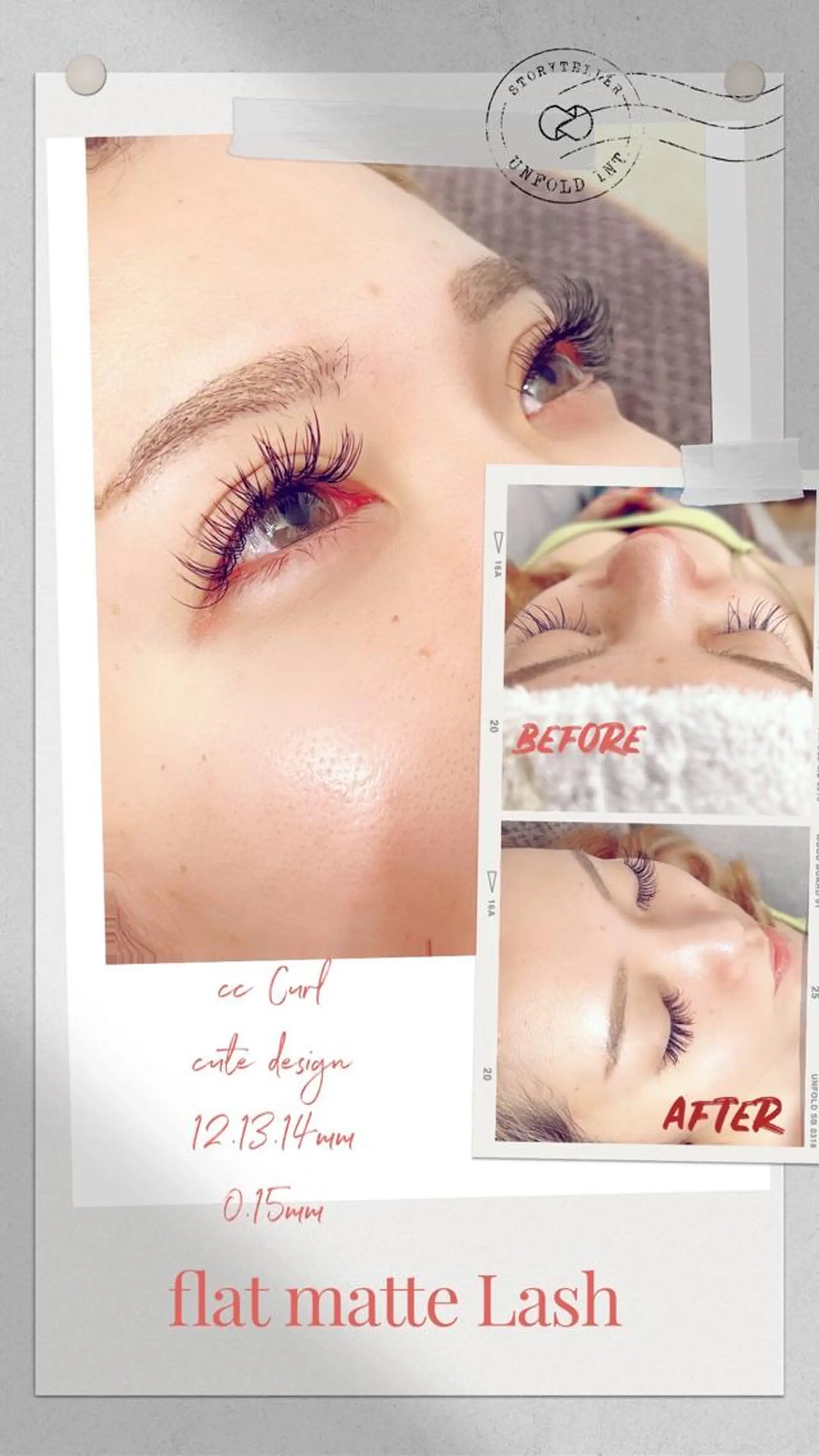 マツエク・マツパ フラットラッシュ LuLu Fleurir【ルルフルーリア】アイブロウ&アイラッシュ専門店所属・eyelist♡ REIKAのマツエク・マツパデザイン