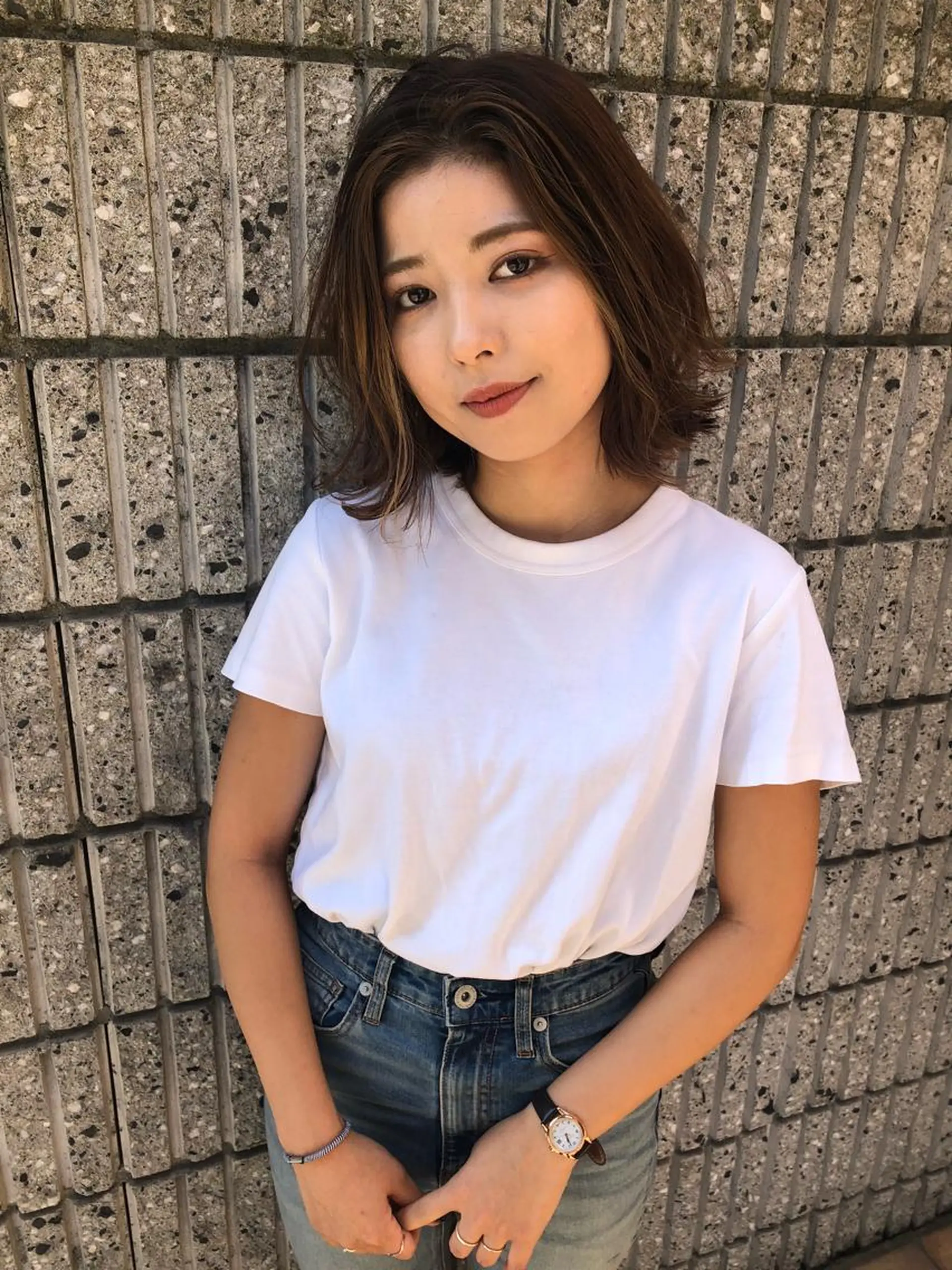 ミディアム 過去一の柔髪ヘア 🌿einshairのヘアスタイル