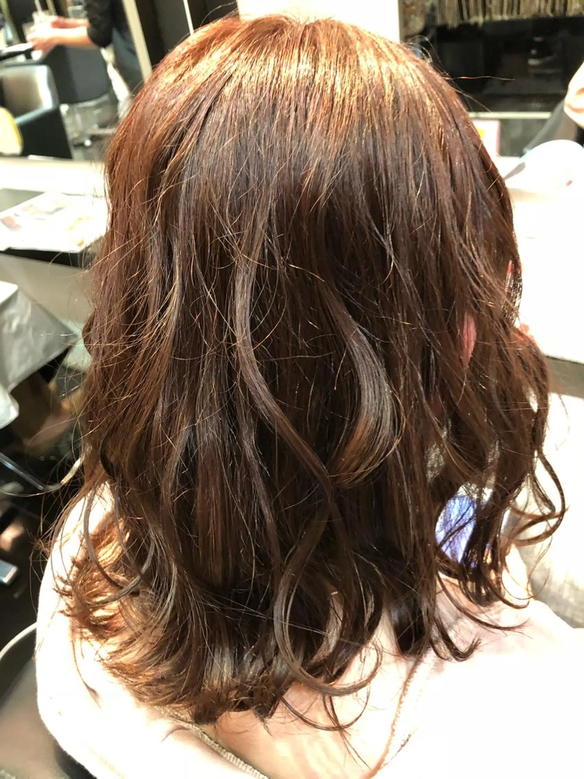 セミロング カラー ベージュカラー ピンクカラー ピンクベージュ adept北千住店所属・✨髪質改善＆ボブ✨ 近藤 凌のヘアスタイル