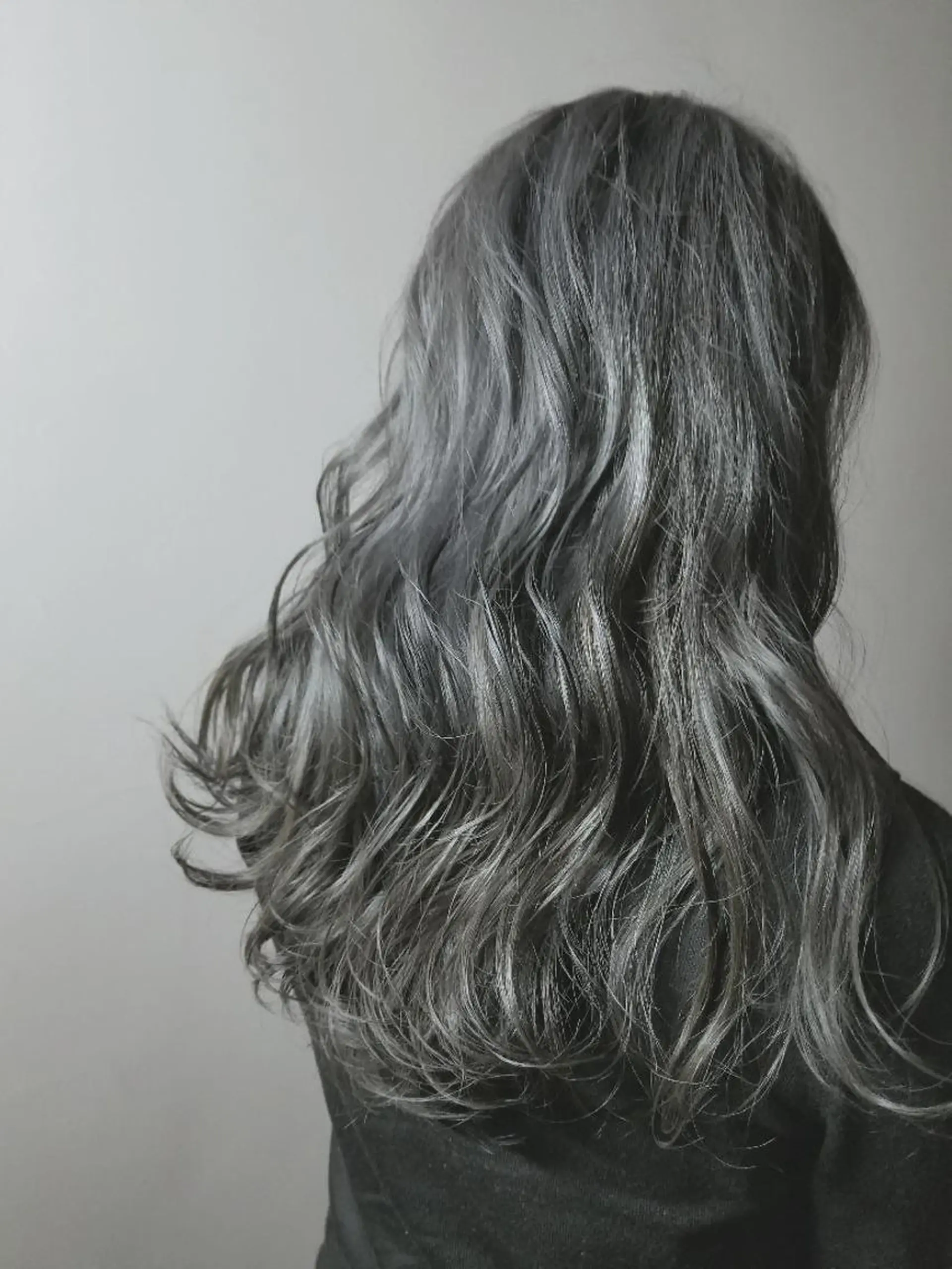 セミロング Ash 店長　山下達也のヘアスタイル