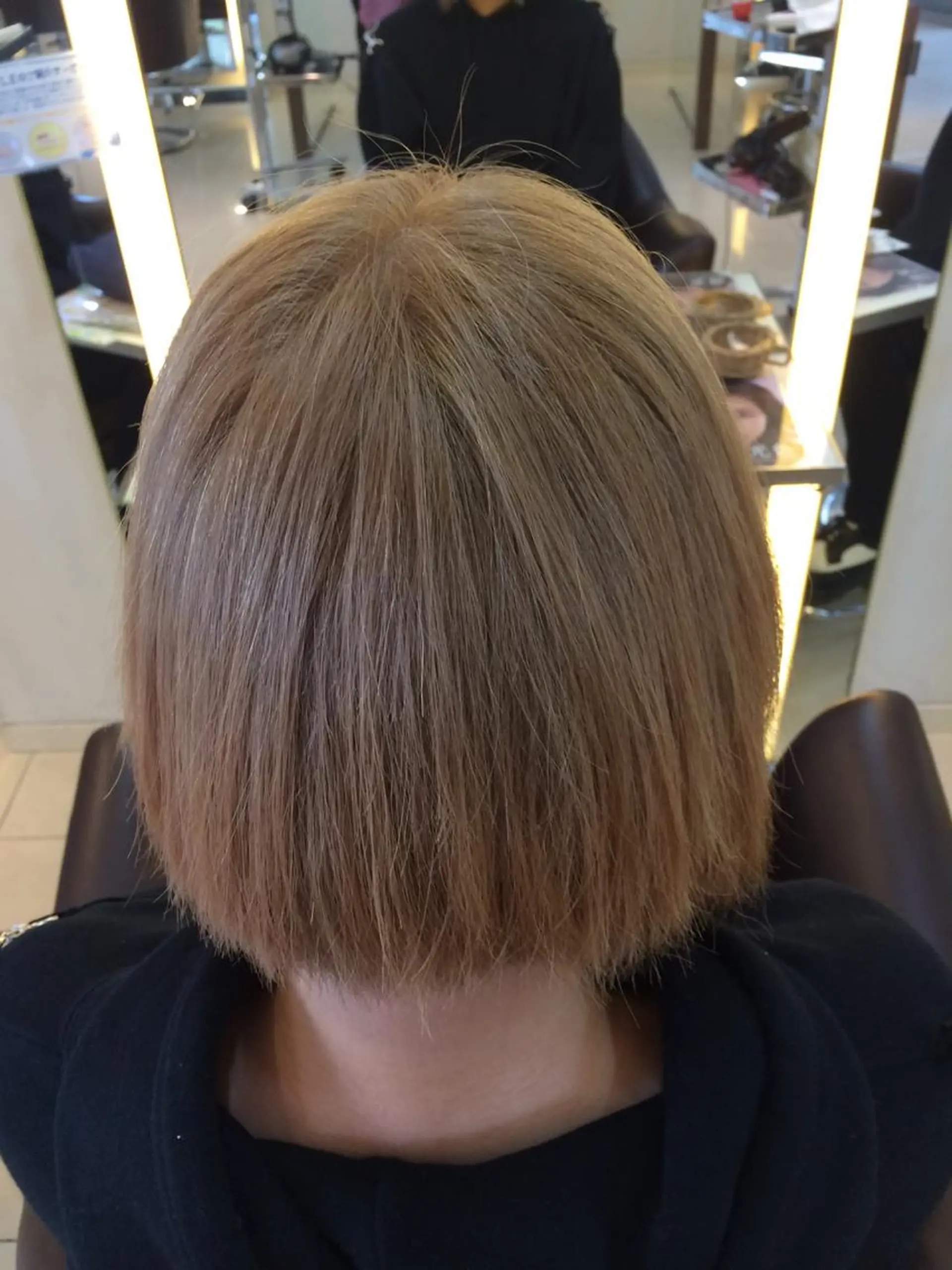 ショート ミディアム カラー ハイトーンカラー 似合わせ／代表 髪質改善/山田将大のヘアスタイル