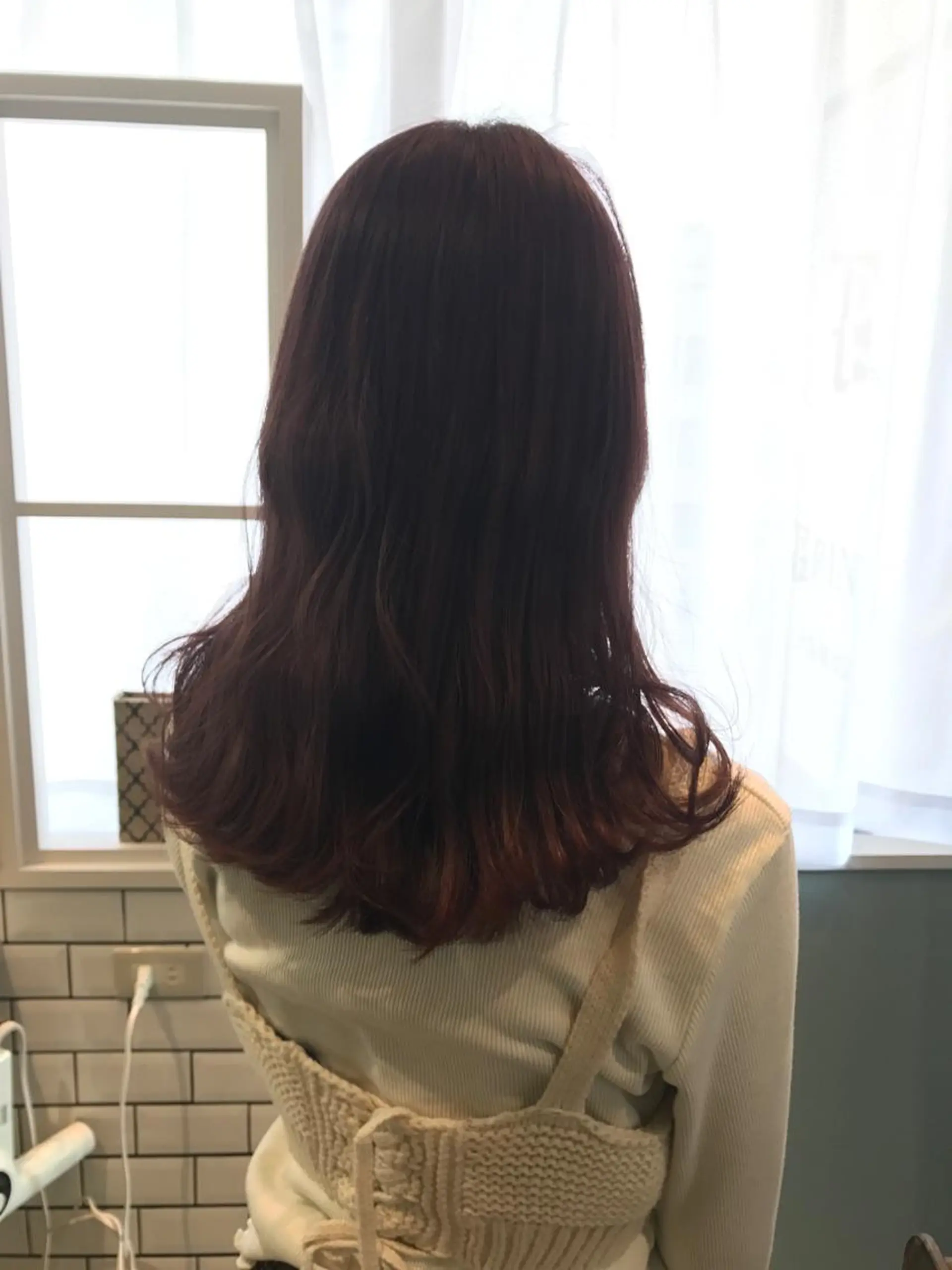 ロング カラー ヤマナカ エリカのヘアスタイル