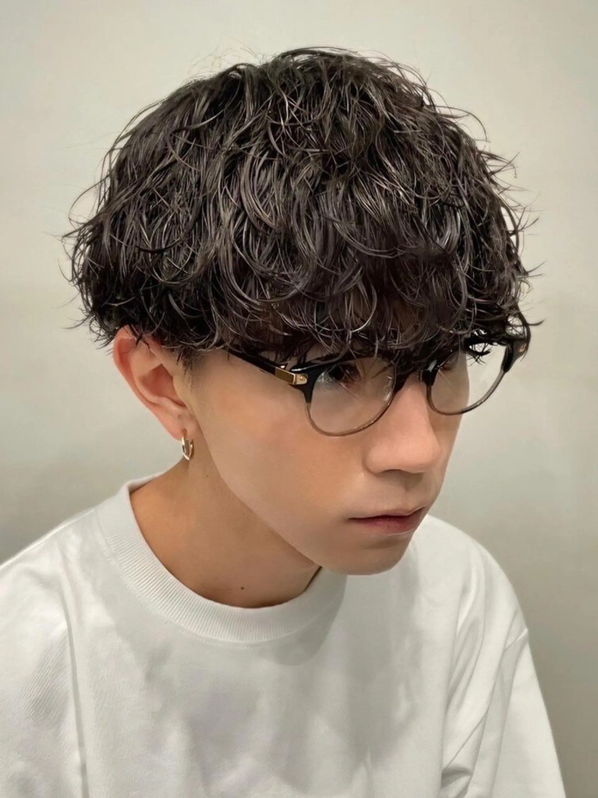 ショート パーマ メンズ メンズパーマ 波巻きパーマ SENTA✨メンズ パーマ✨fifth栄のヘアスタイル