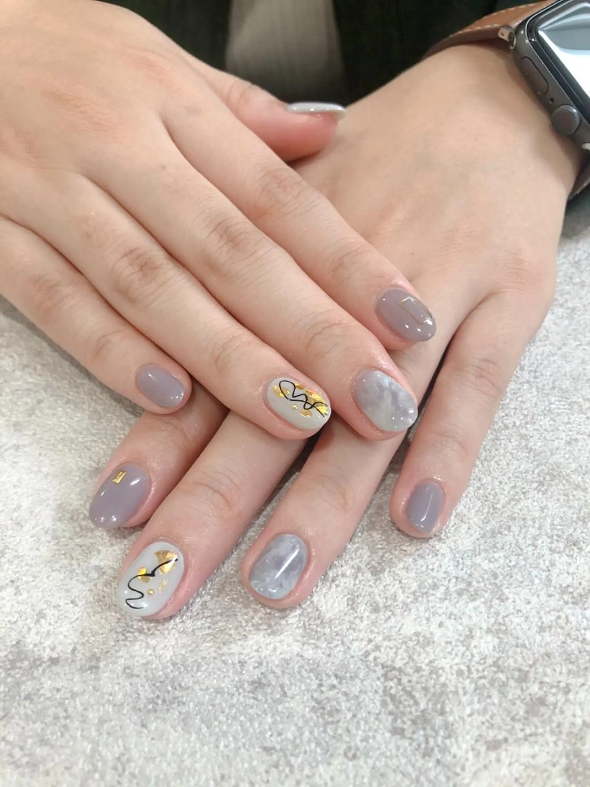 ミディアム キッズ ネイル ジェルネイル ニュアンスネイル パラジェル Luana nail (ルアナネイル)のネイルデザイン