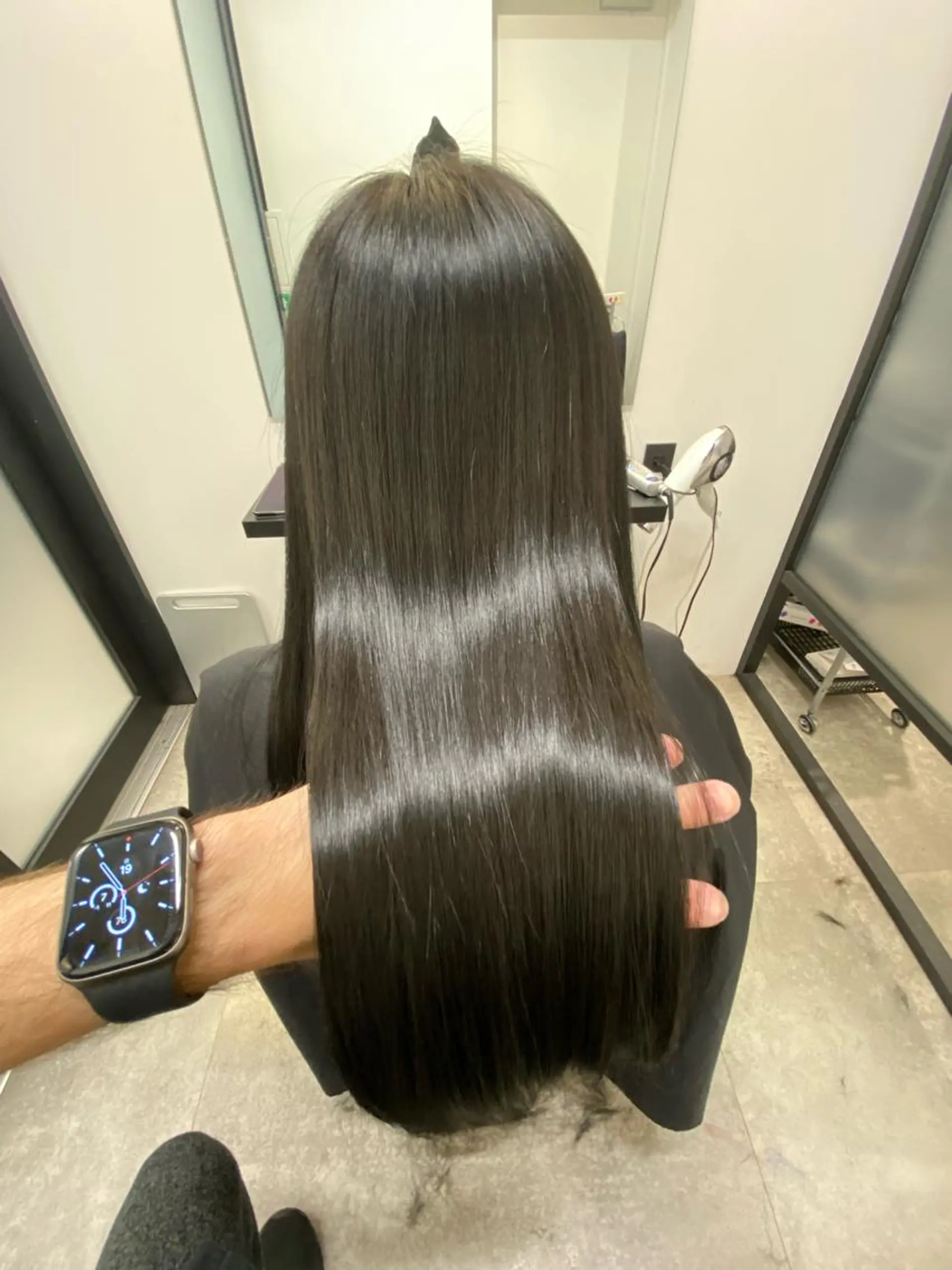 ロング カラー ヘアアレンジ 【艶髪×韓国風】 毛流れ職人 RYOのヘアスタイル