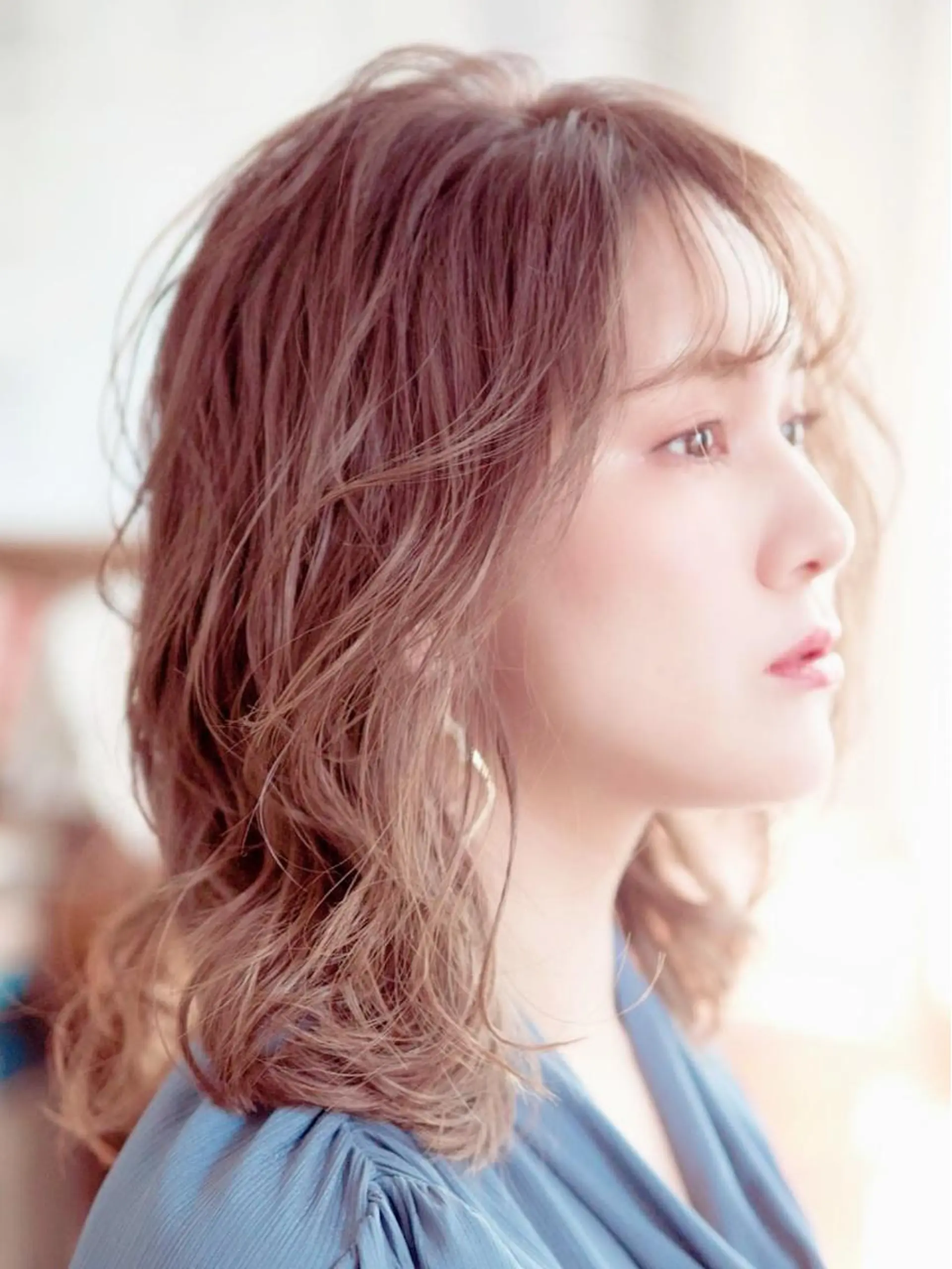 ミディアム カラー ✨縮毛矯正/髪質改善 錦糸町/松坂拓馬のヘアスタイル