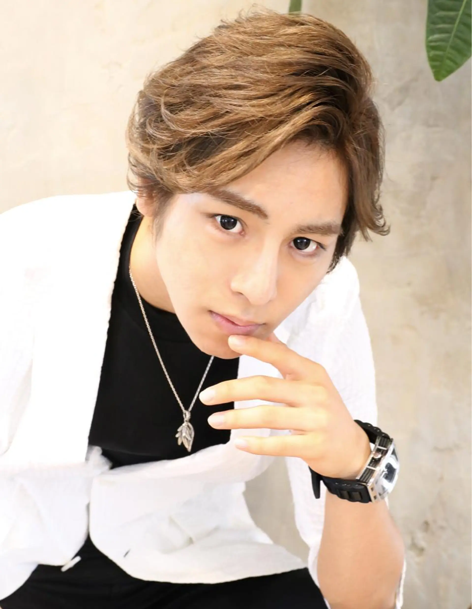 ショート カラー パーマ メンズ メンズパーマ Soleria /ソレリア所属・Soleria 田中慎一のヘアスタイル